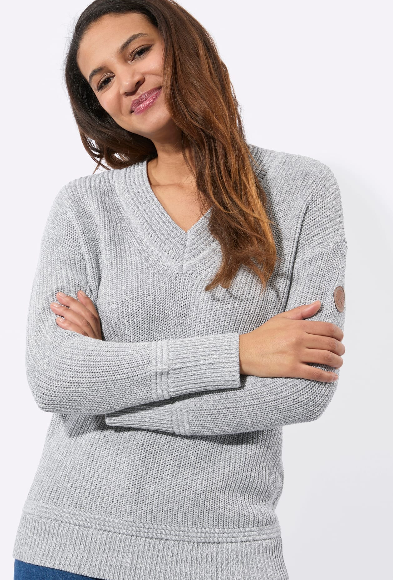 Casual Looks V-Ausschnitt-Pullover »V-Ausschnitt-Pullover«