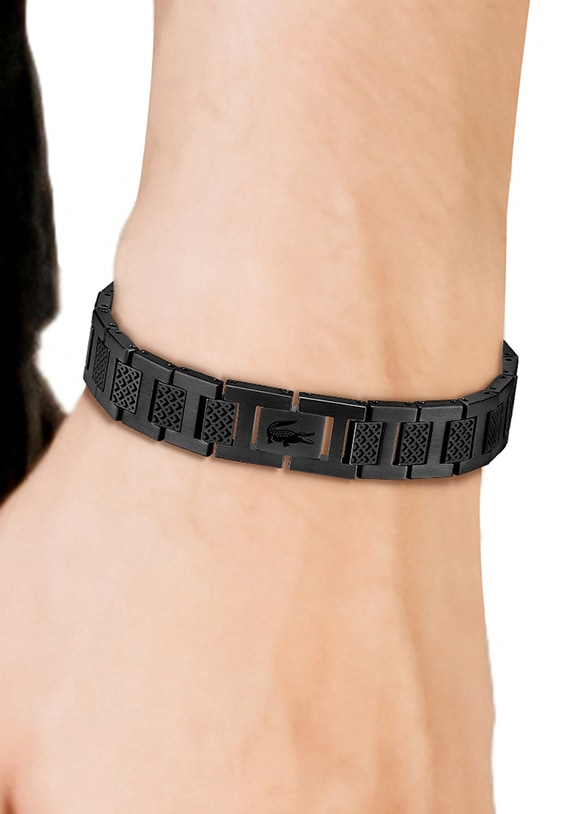 Lacoste Armband »Schmuck Edelstahl Armband mit METROPOLE«, Shirt, ▷ Jacke, | Lacoste Gliederkette Krokodil - BAUR Polo, für zu Sneaker! Hoodie, Jeans