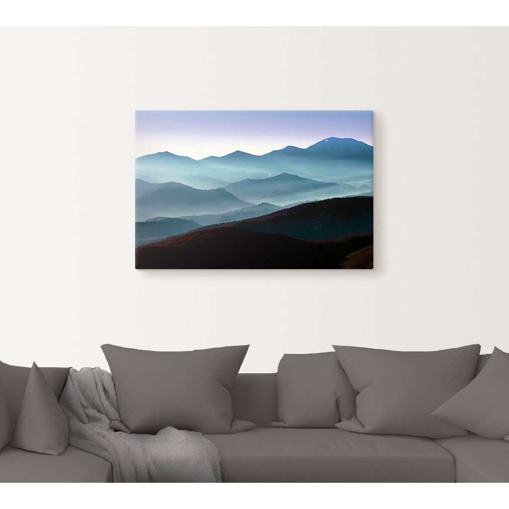 Artland Leinwandbild »Bergpanorama in Asturien«, Berge, (1 St.)