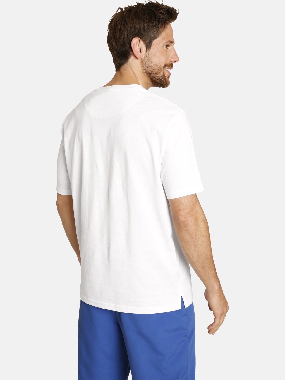 Jan Vanderstorm T-Shirt »Doppelpack T-Shirt ERKE«, (2 tlg.), reine Baumwolle (2er-Pack)