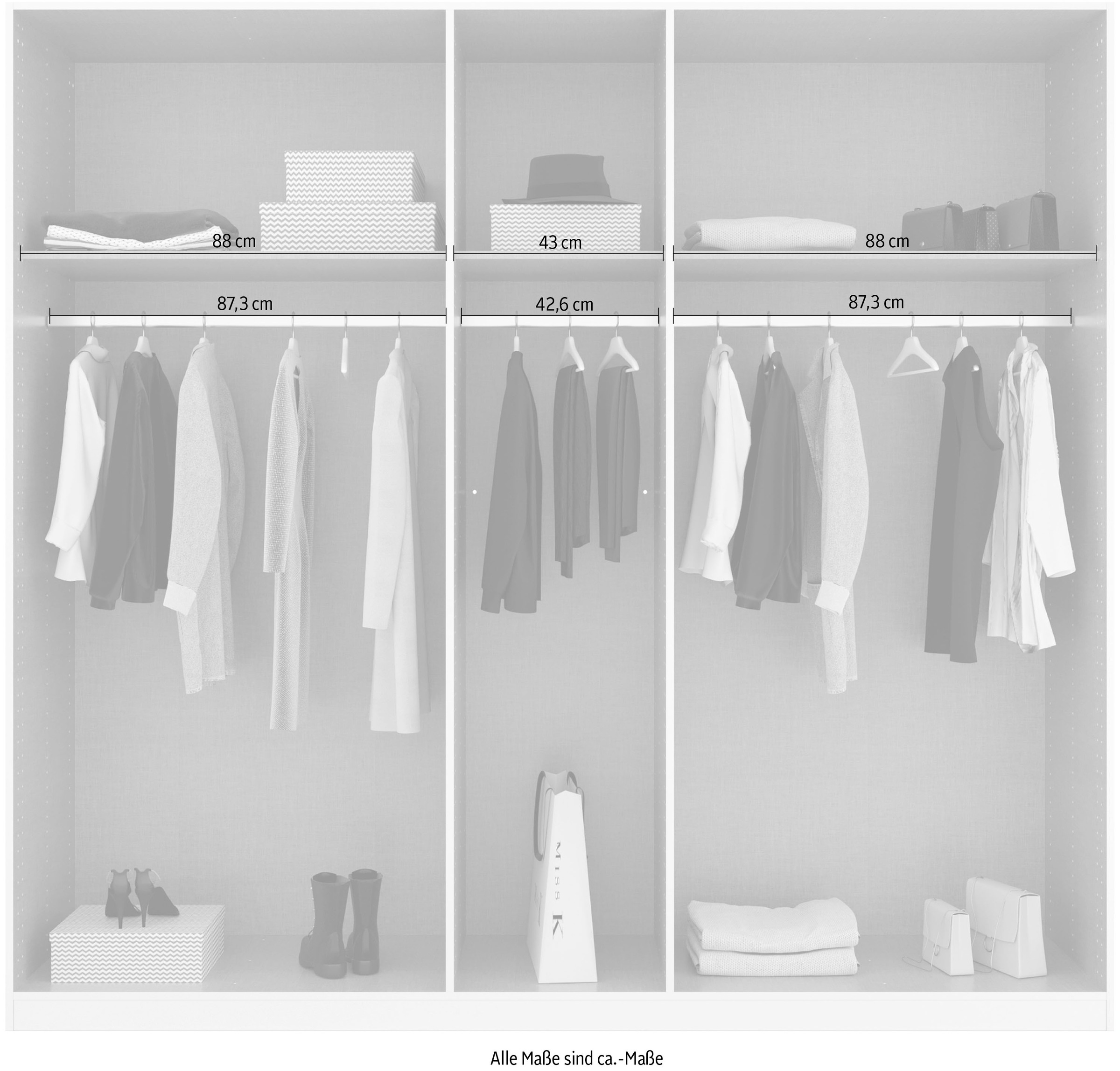 rauch Drehtürenschrank »Glamour by Quadra Spin«