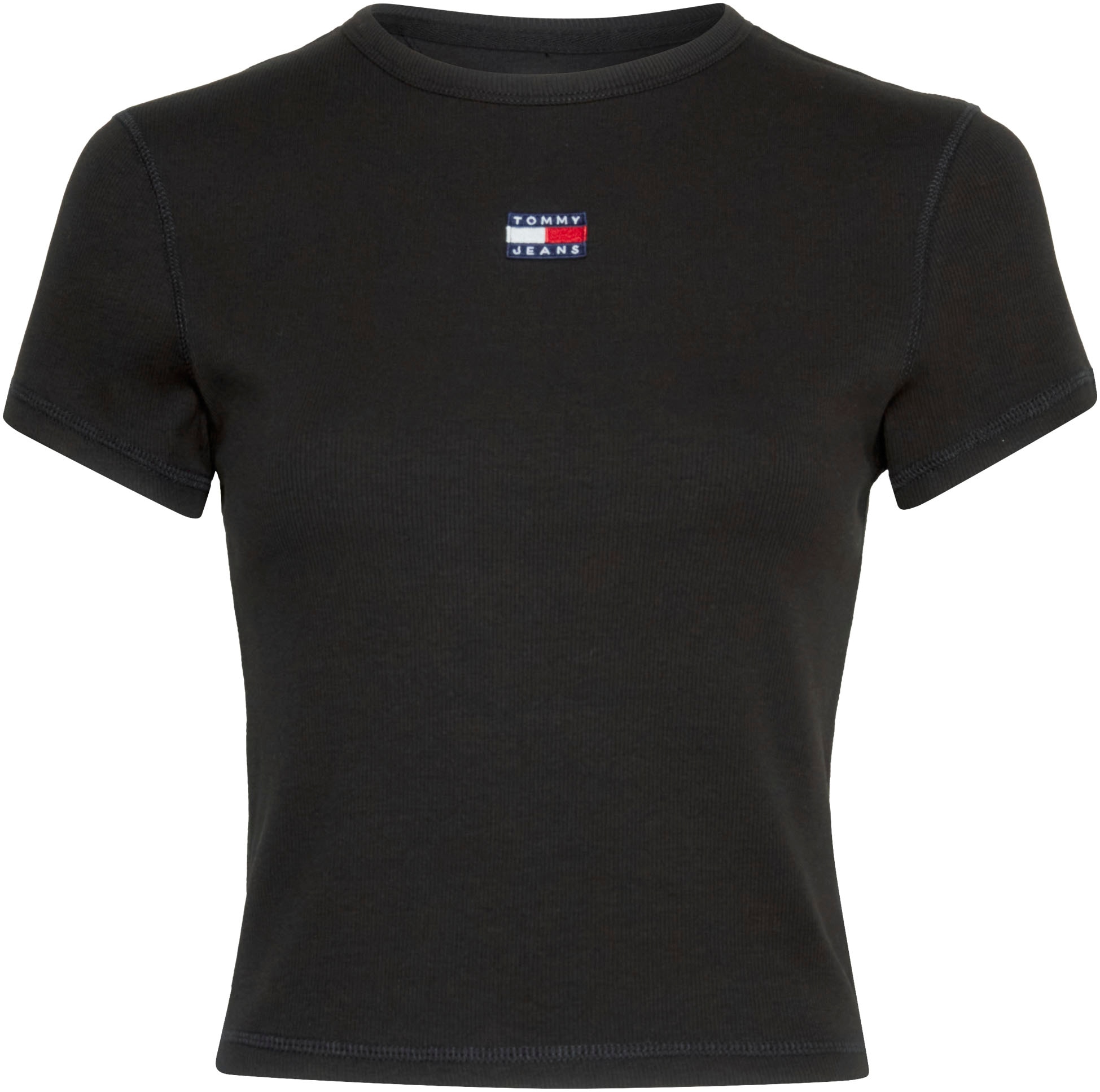 online XS BBY BADGE«, Tommy »TJW RIB Jeans | BAUR mit bestellen Logo-Badge T-Shirt