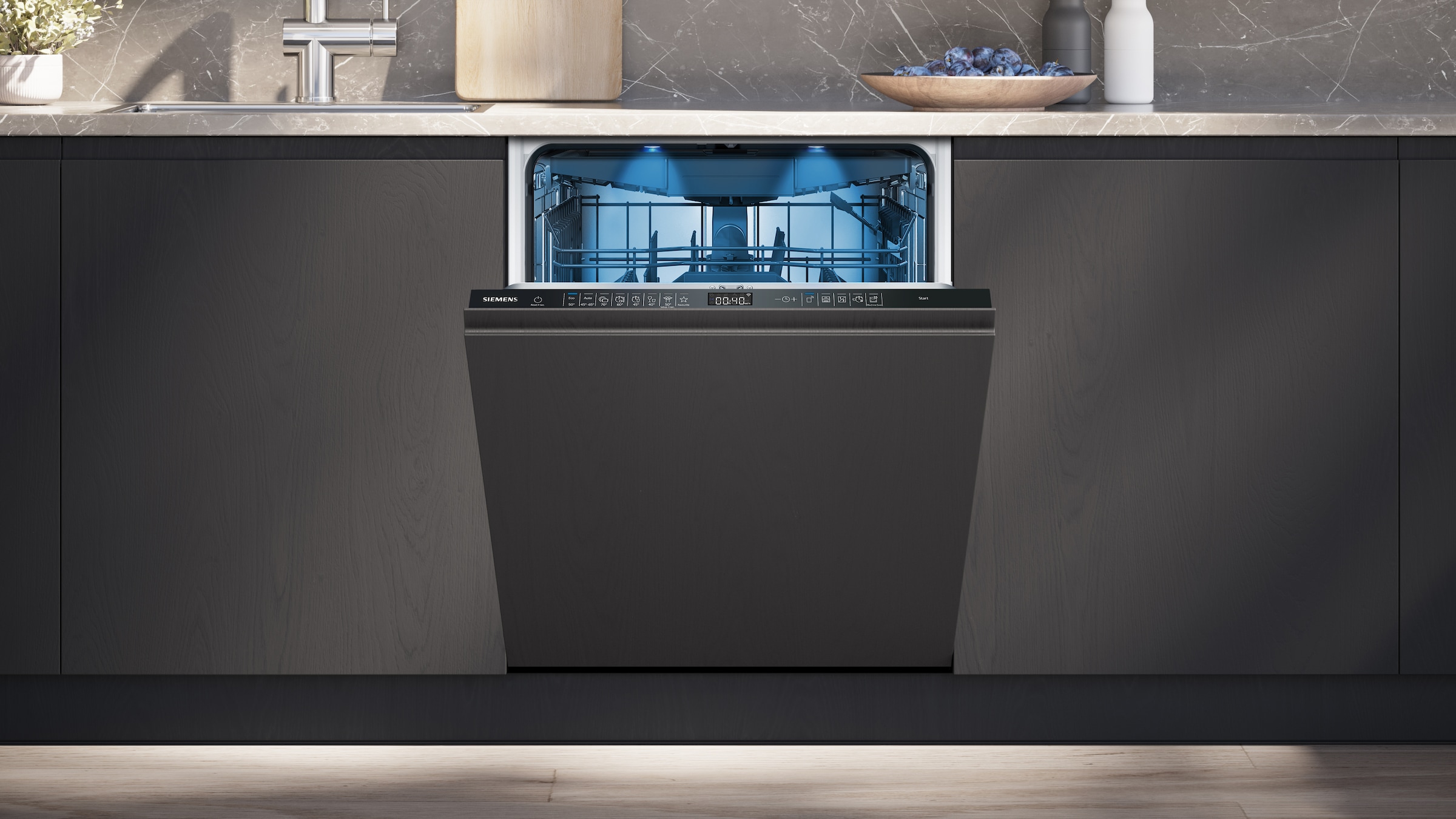 SIEMENS vollintegrierbarer Geschirrspüler XXL, iQ500 »SX65EX12CE«, 14 Maßgedecke, Made in Germany