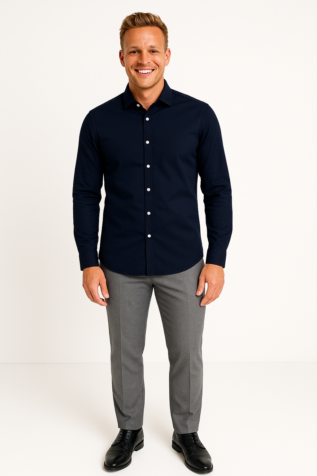 Jack & Jones Langarmhemd "JJJOE STRUCTURE SHIRT L/S" günstig online kaufen