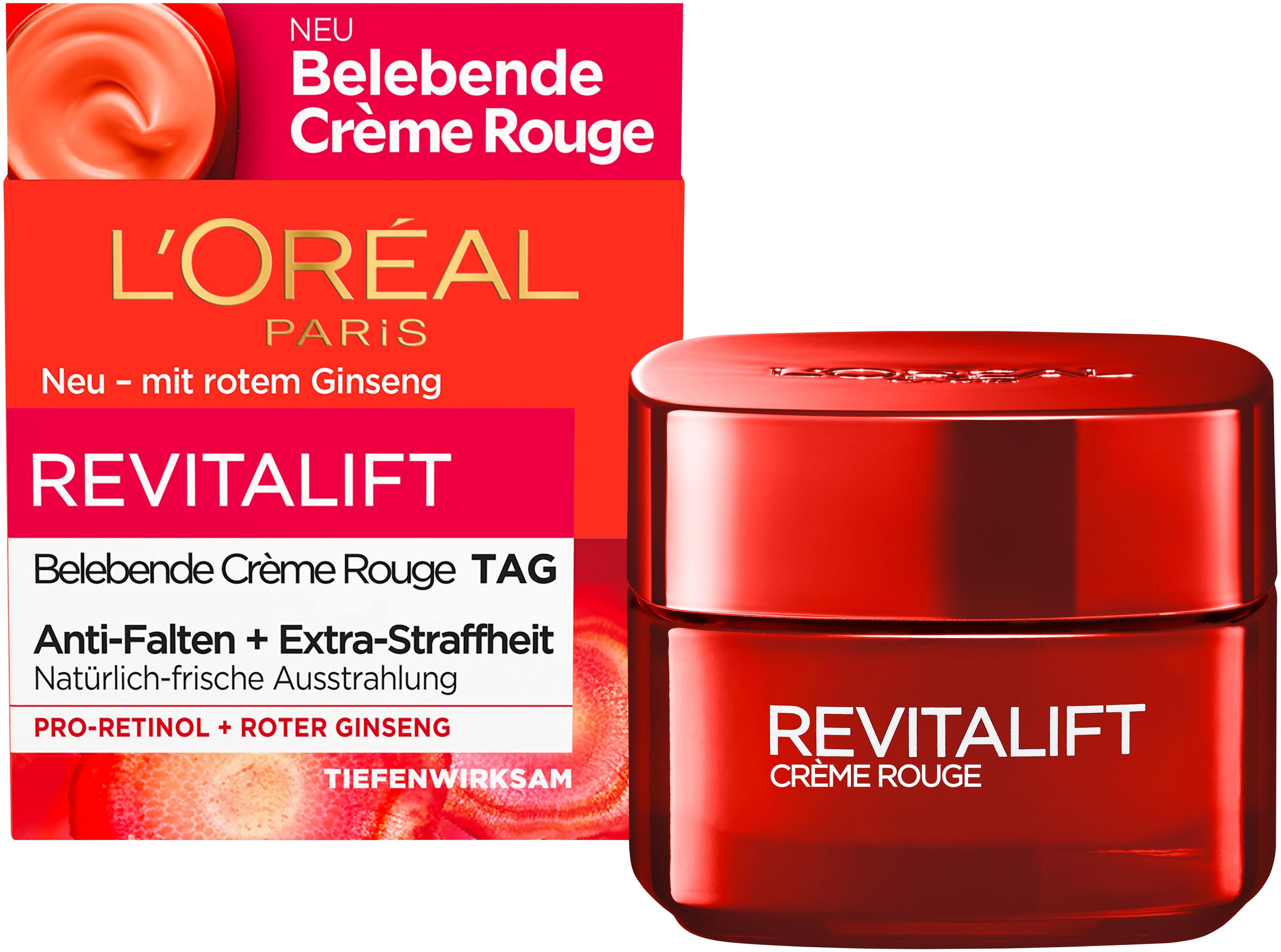 L'ORÉAL PARIS Tagescreme »Revitalift Belebende Crème Rouge«, mit hoher Wirksamkeit