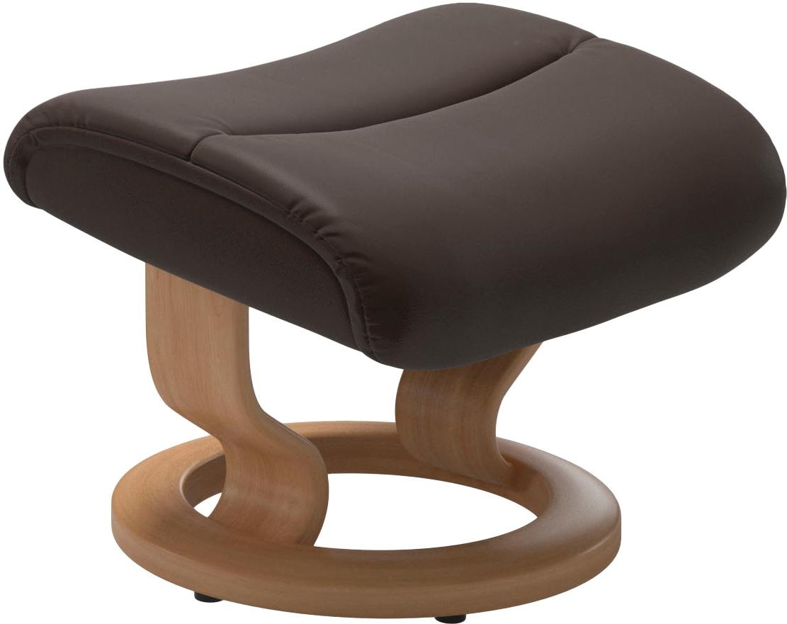 Thumbnail - Stressless Relaxsessel "View" Set, Relaxsessel mit Hocker, mit Classic Base, Größe S,Gestell Eiche