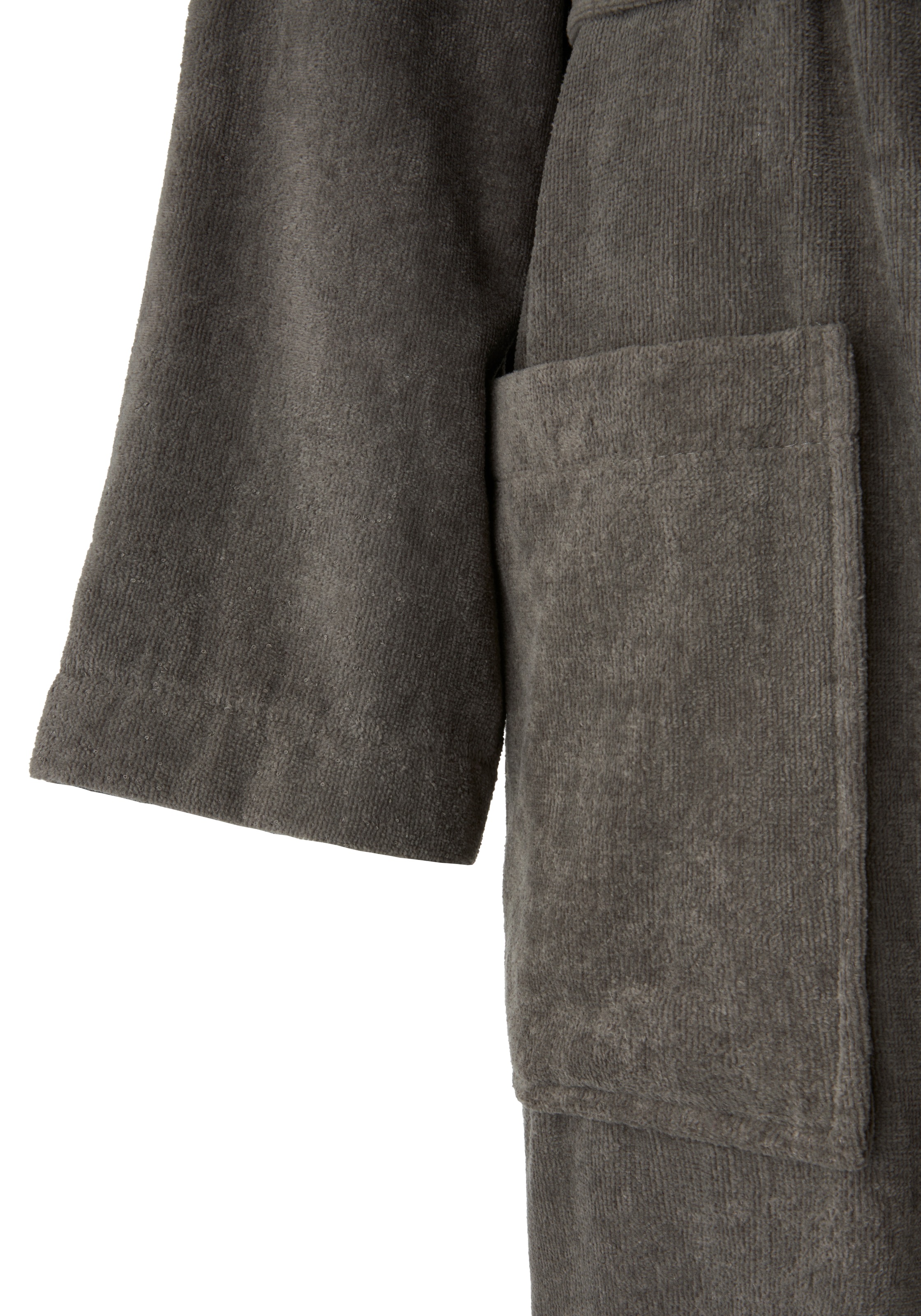 OTTO home Unisex-Bademantel »Regona, Hotelbademantel, Morgenmantel, Standardlänge & Überlänge« 1 Stk. Damen & Herren, mit Taschen, flauschig, weich, Velours, Sauna & Spa