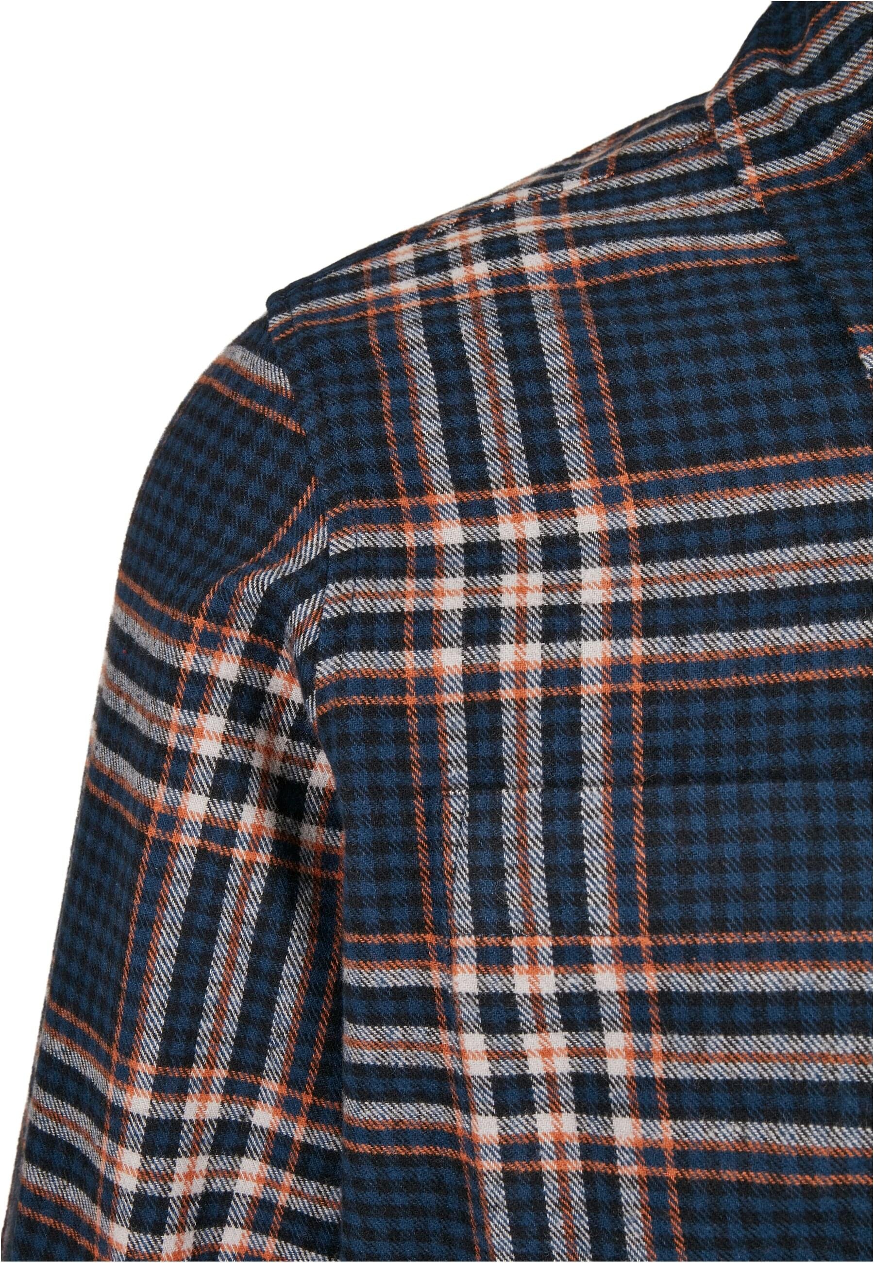 URBAN CLASSICS Langarm-Poloshirt »Urban Classics Herren Checked Campus Shirt« 1 Stk.