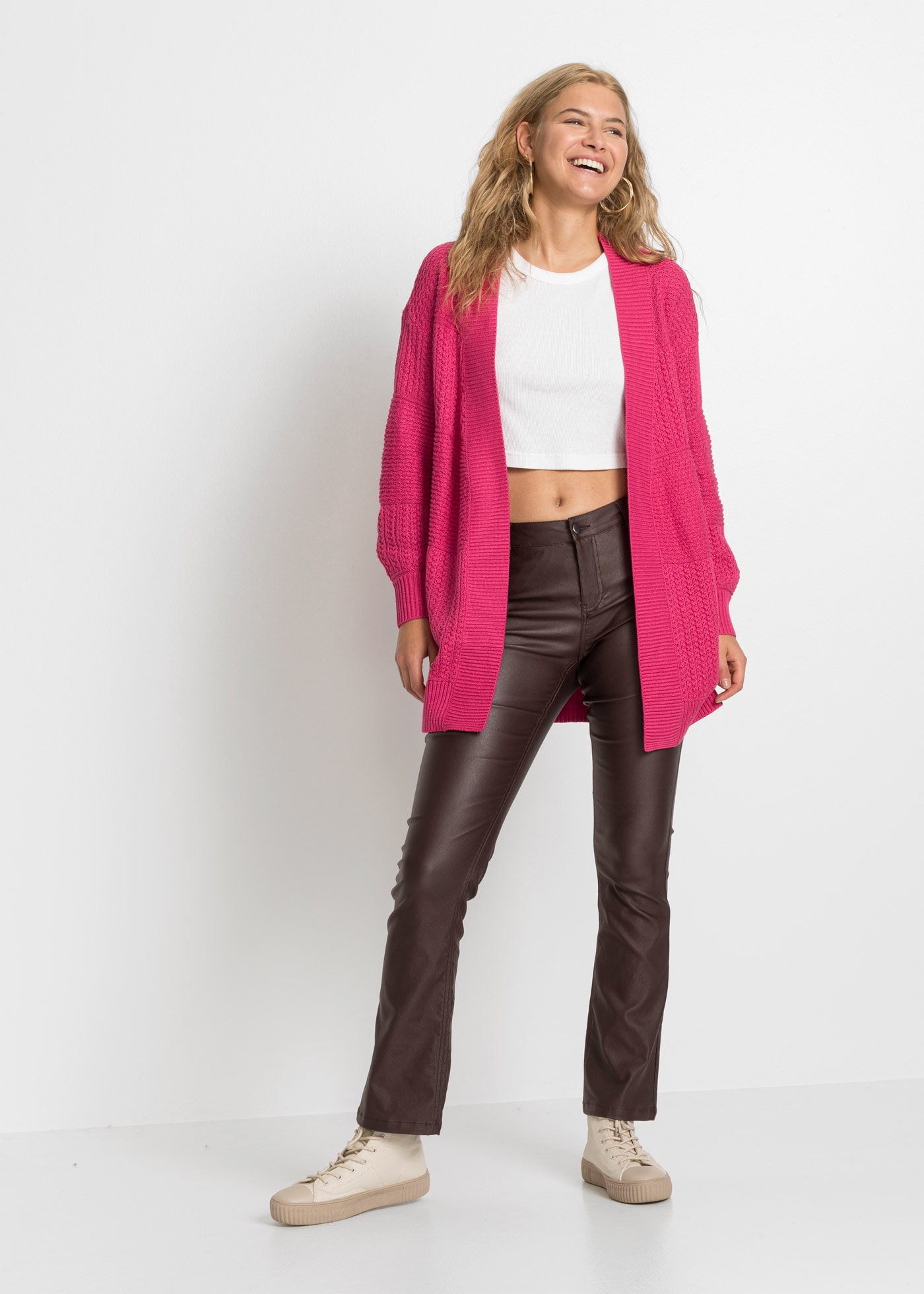 bonprix Longstrickjacke »Longstrickjacke« Longstrickjacke