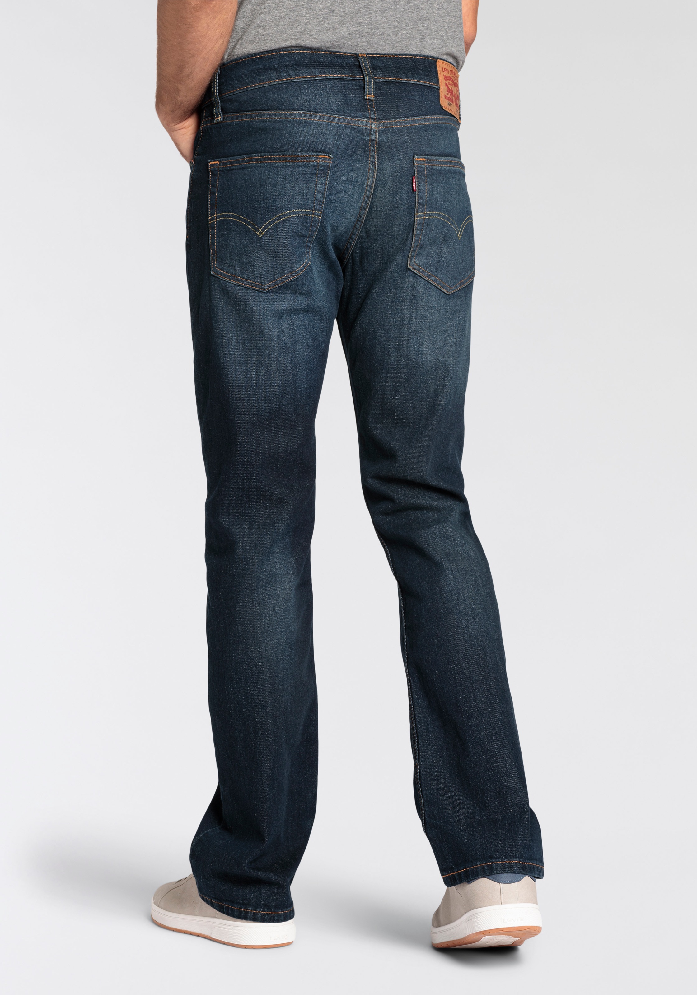 Levis "527 SLIM BOOT CUT" in cleaner Waschung günstig online kaufen