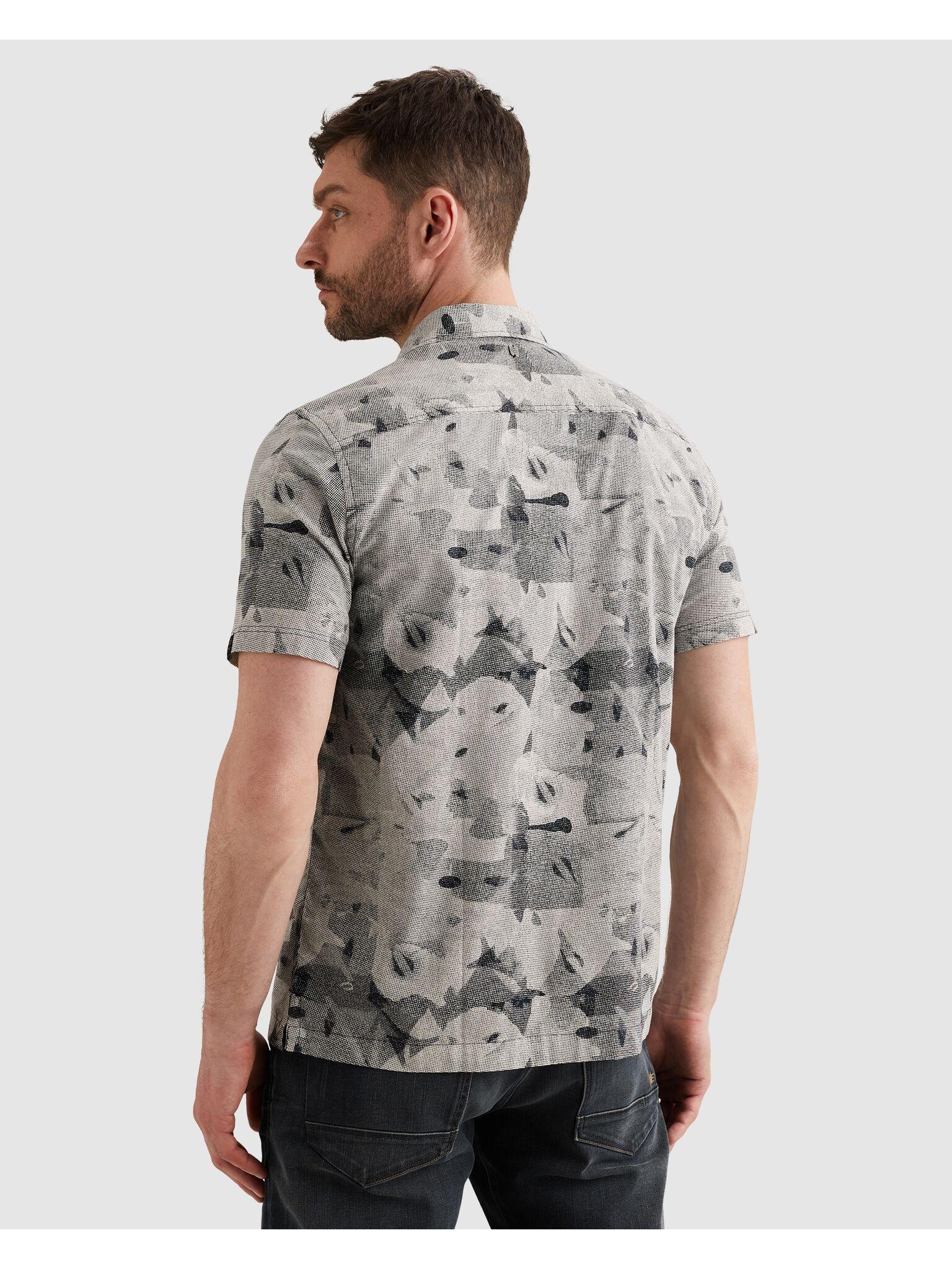 PME LEGEND Kurzarmhemd »Short Sleeve Shirt Print on cotton slub« mit All-Over Print