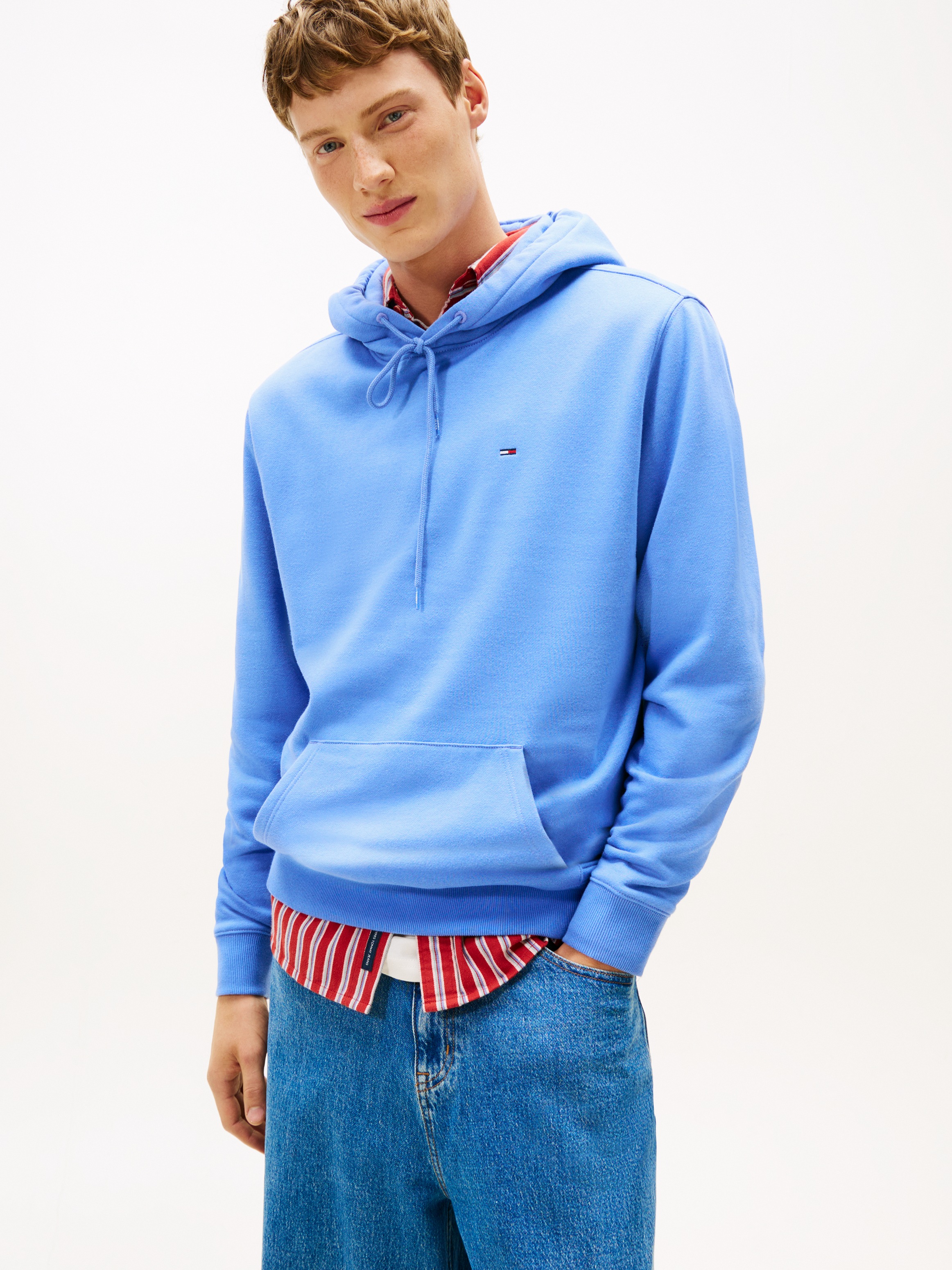 Tommy Jeans "TJM REG S FLAG HOODIE", mit bestickten Markenlogo auf Brusthöh günstig online kaufen