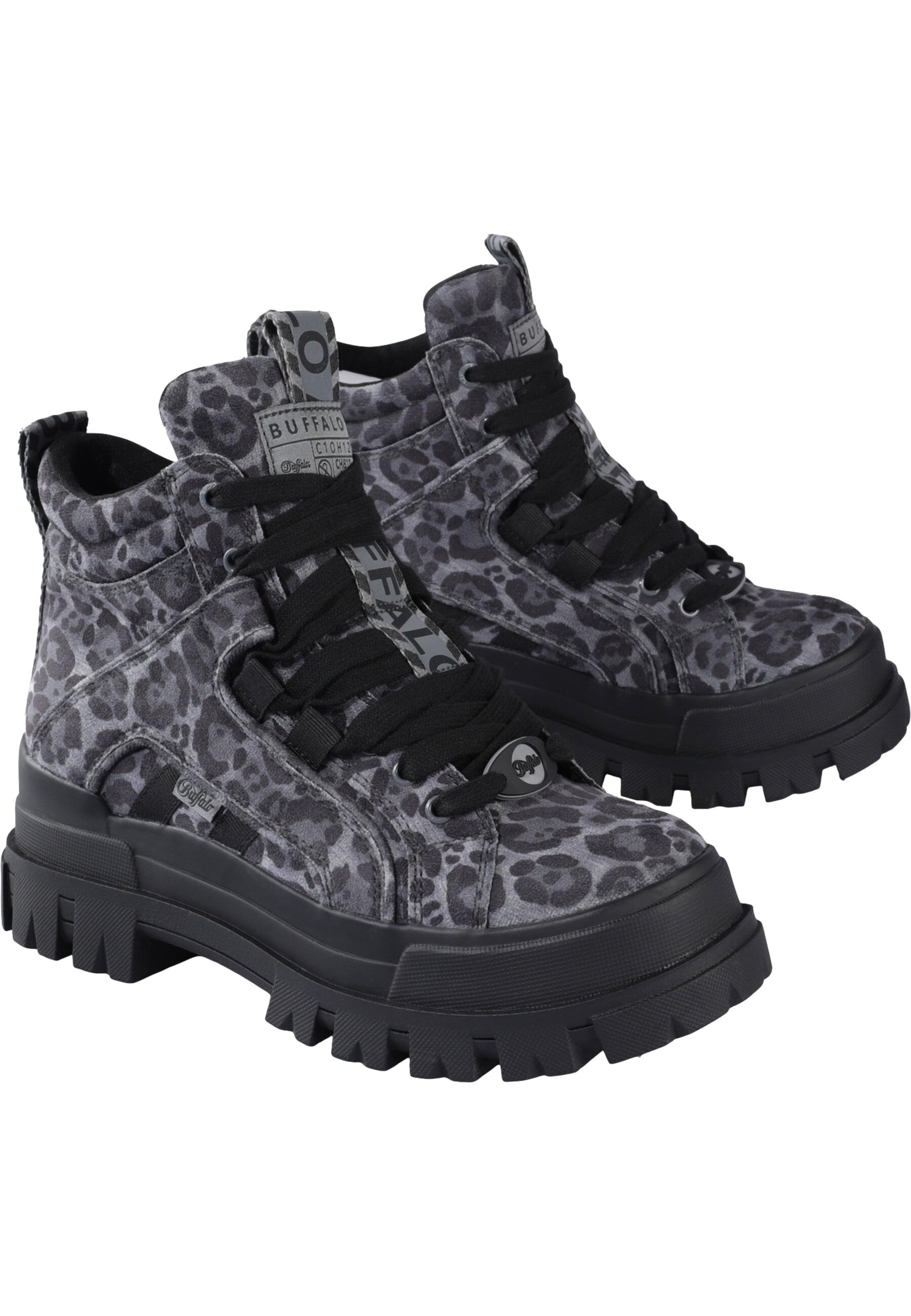 Thumbnail - Buffalo Stiefel "Buffalo Aspha Nc Mid -Vegan Suede"