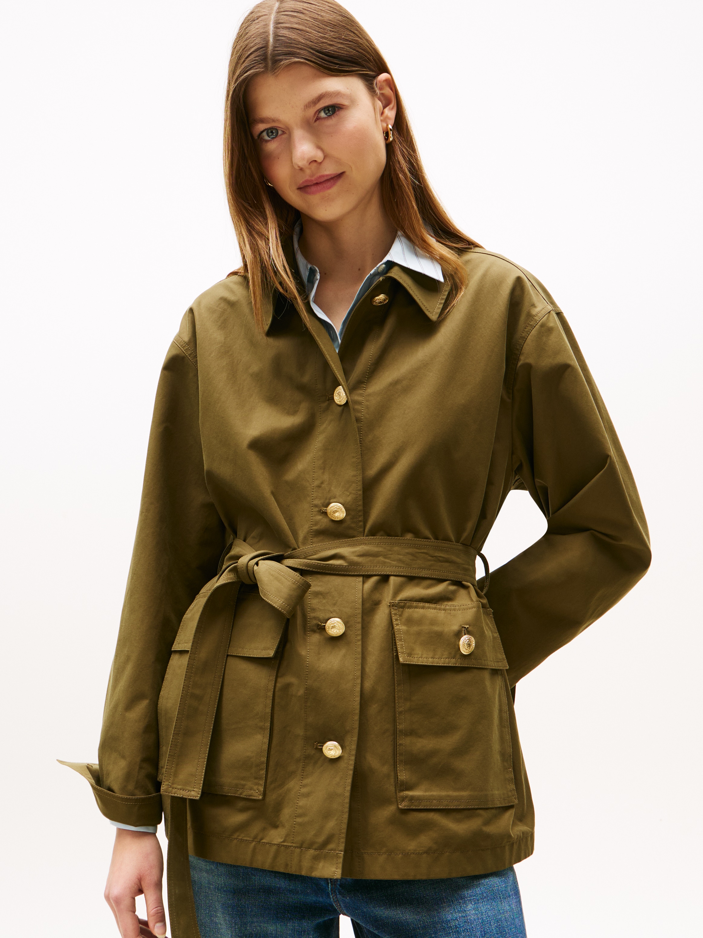 Tommy Hilfiger Outdoorjacke "COTTON NYLON REG FIELD JACKET" günstig online kaufen