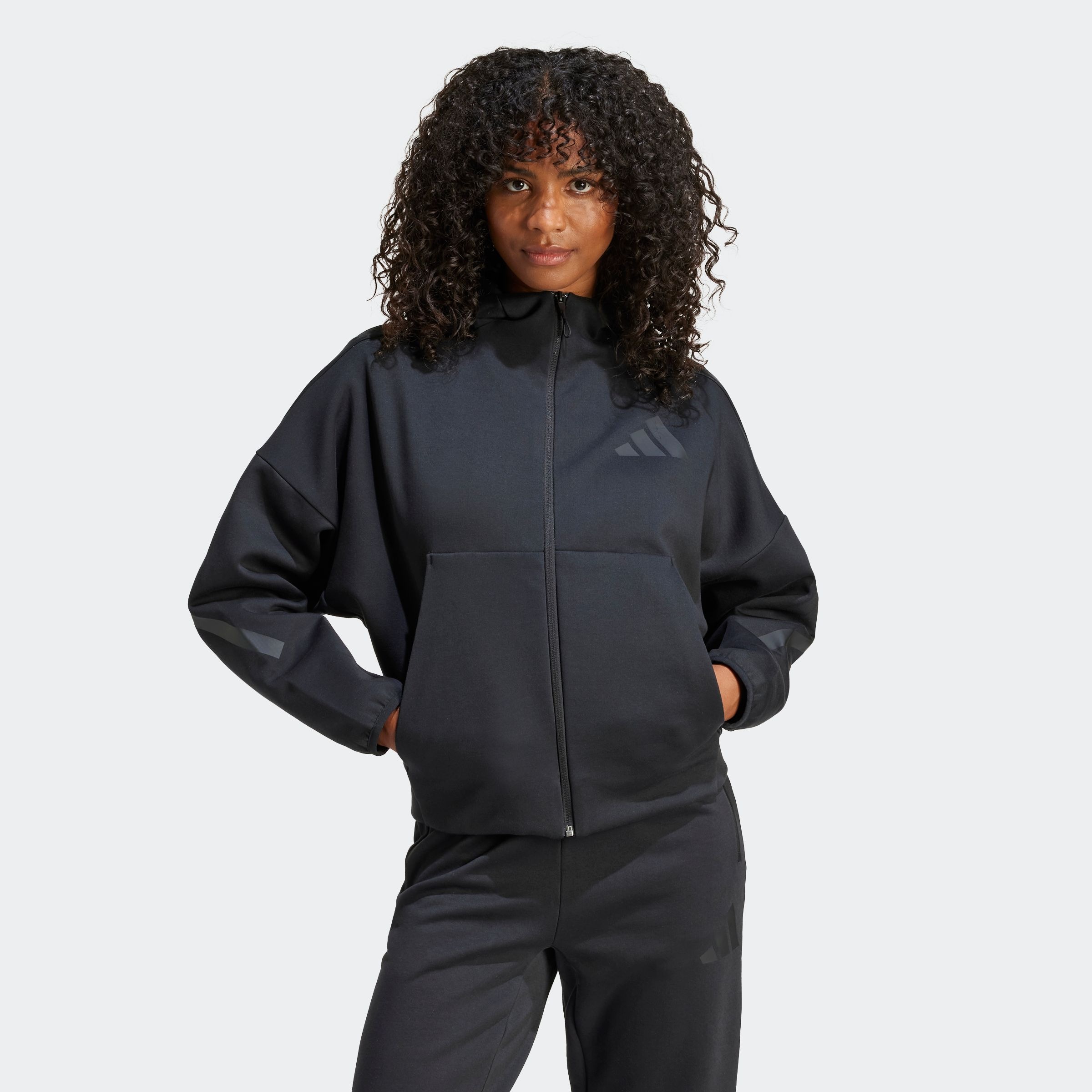 adidas Sportswear Kapuzensweatshirt "W Z.N.E. FZ" günstig online kaufen