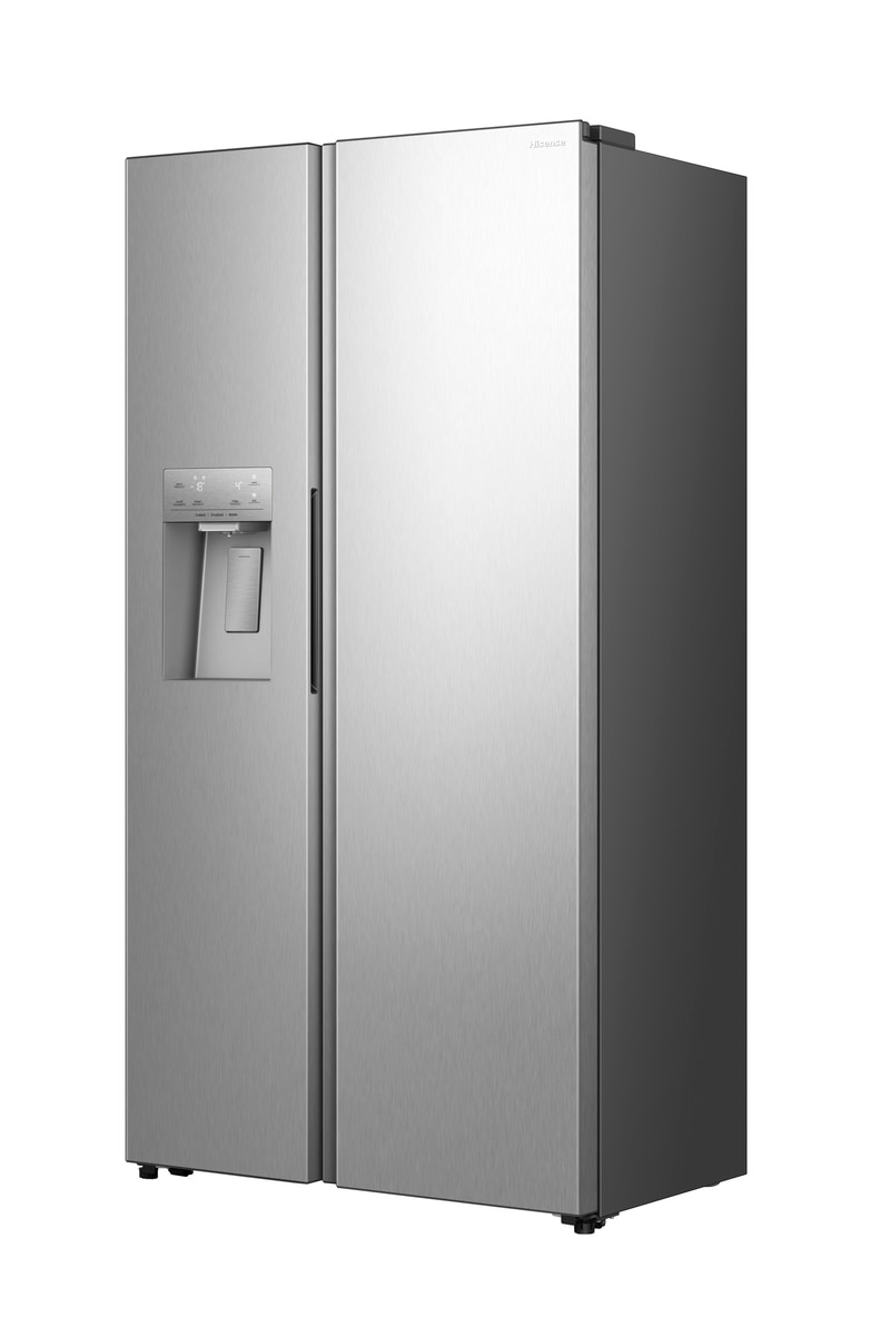 Hisense Side-by-Side »MS91528IC« 178,6 cm hoch 91,1 cm breit mit Wasser-/Eisspender, kein Festwasseranschluss dank Tank