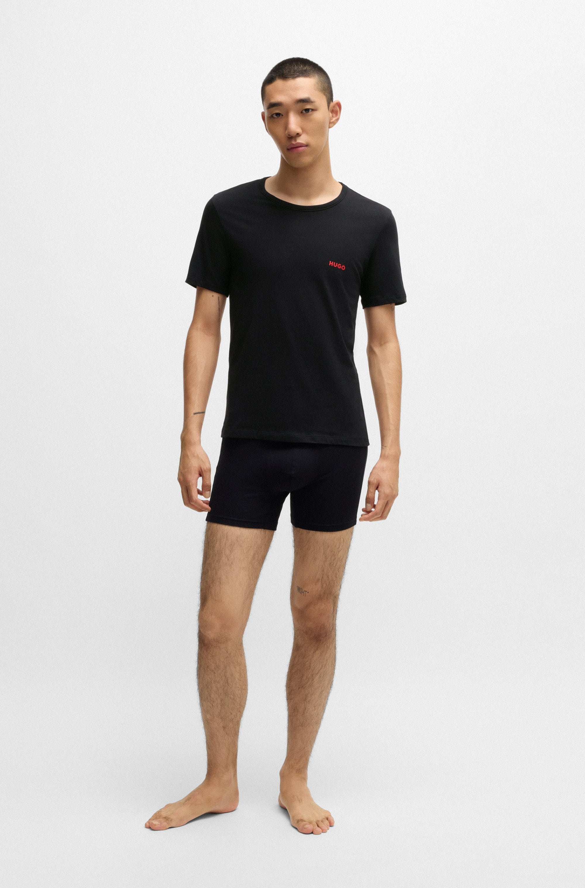 HUGO Underwear T-Shirt »RN TRIPLET P«, (3 tlg.)