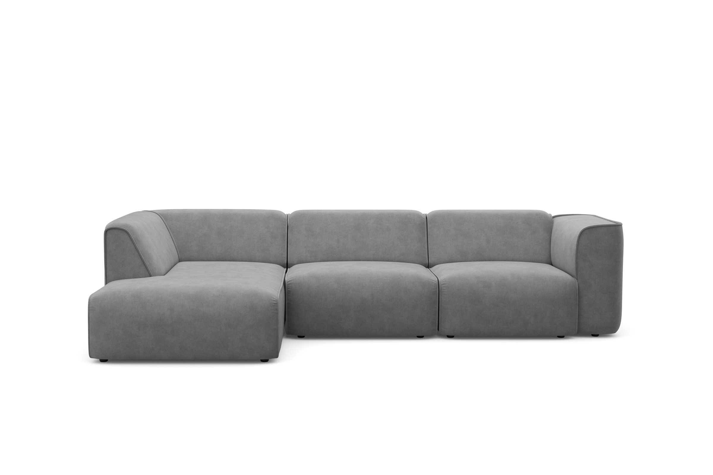 RAUM.ID Ecksofa Merid jederzeit durch Module erweiterbar für individuelle Zusammenstellung
