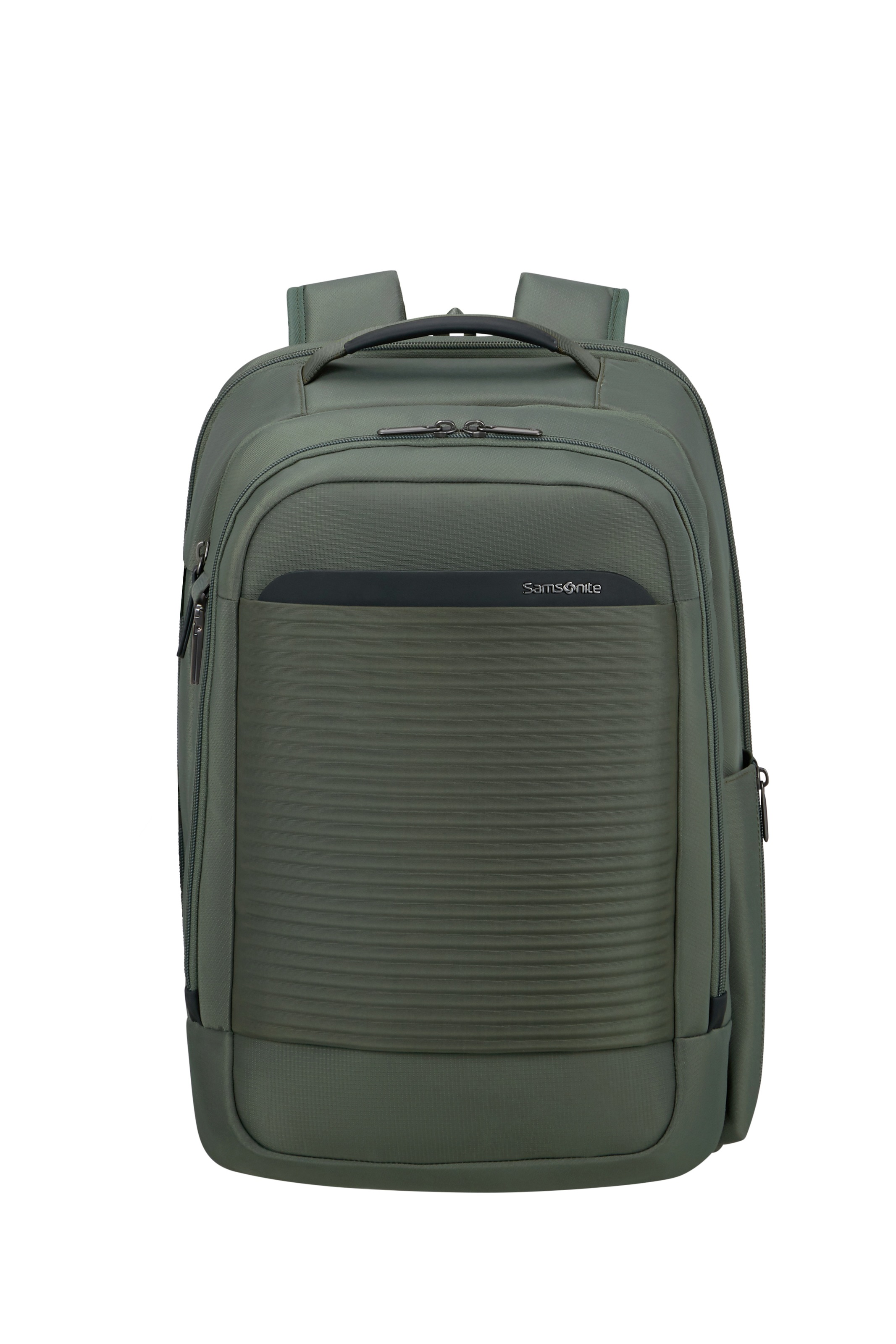 "Reiserucksack SAMSONITE ""PARALUX"", Gr. B/H/T: 31cm x 44cm x 24cm, olive, Polyester, Rucksäcke Reiserucksack"