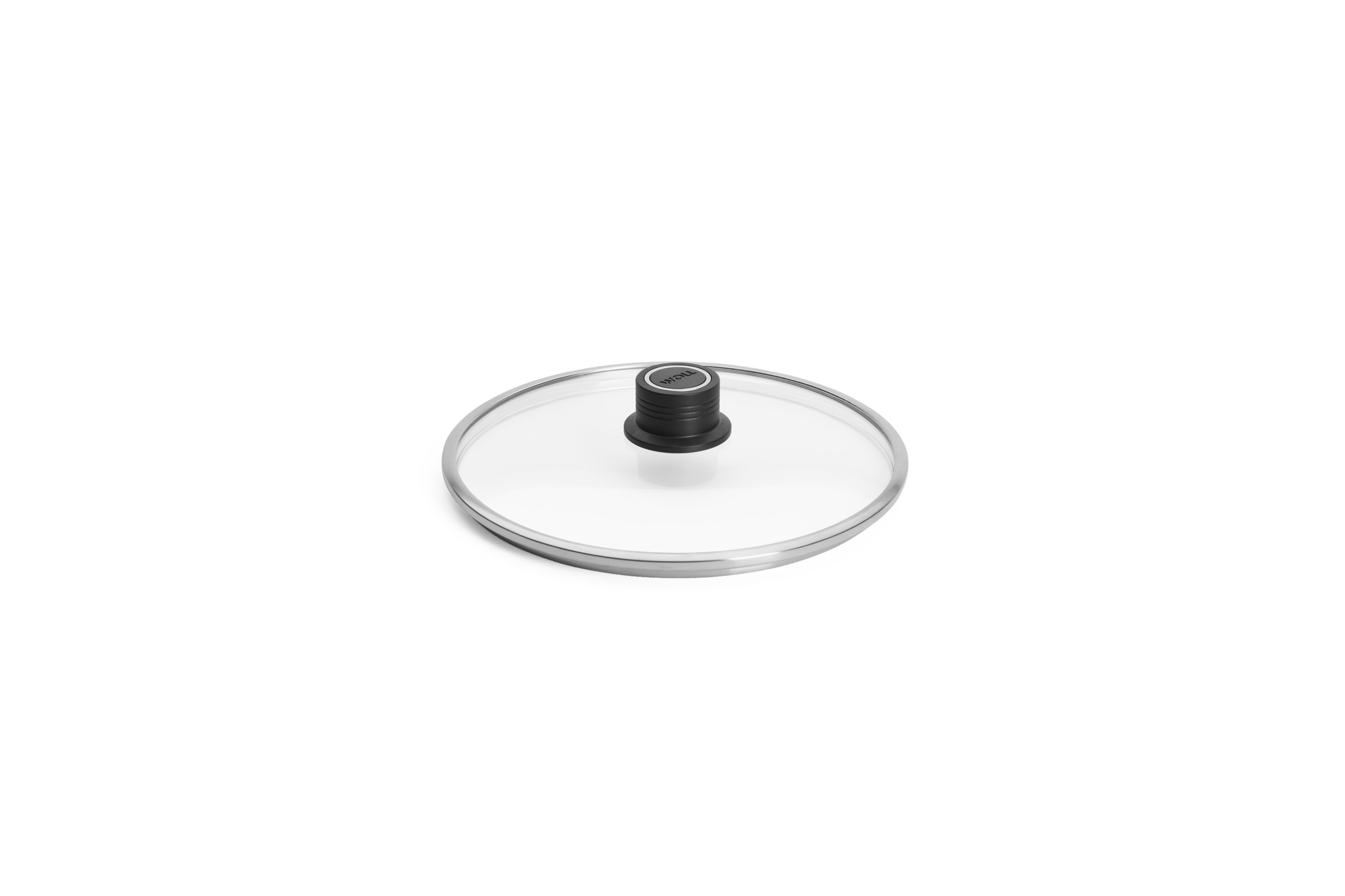 WOLL "WOLL Eco Logic Sicherheitsglasdeckel, rund" Hitzebeständig, Spülmaschinengeeignet, für Pfannen und Töpfe