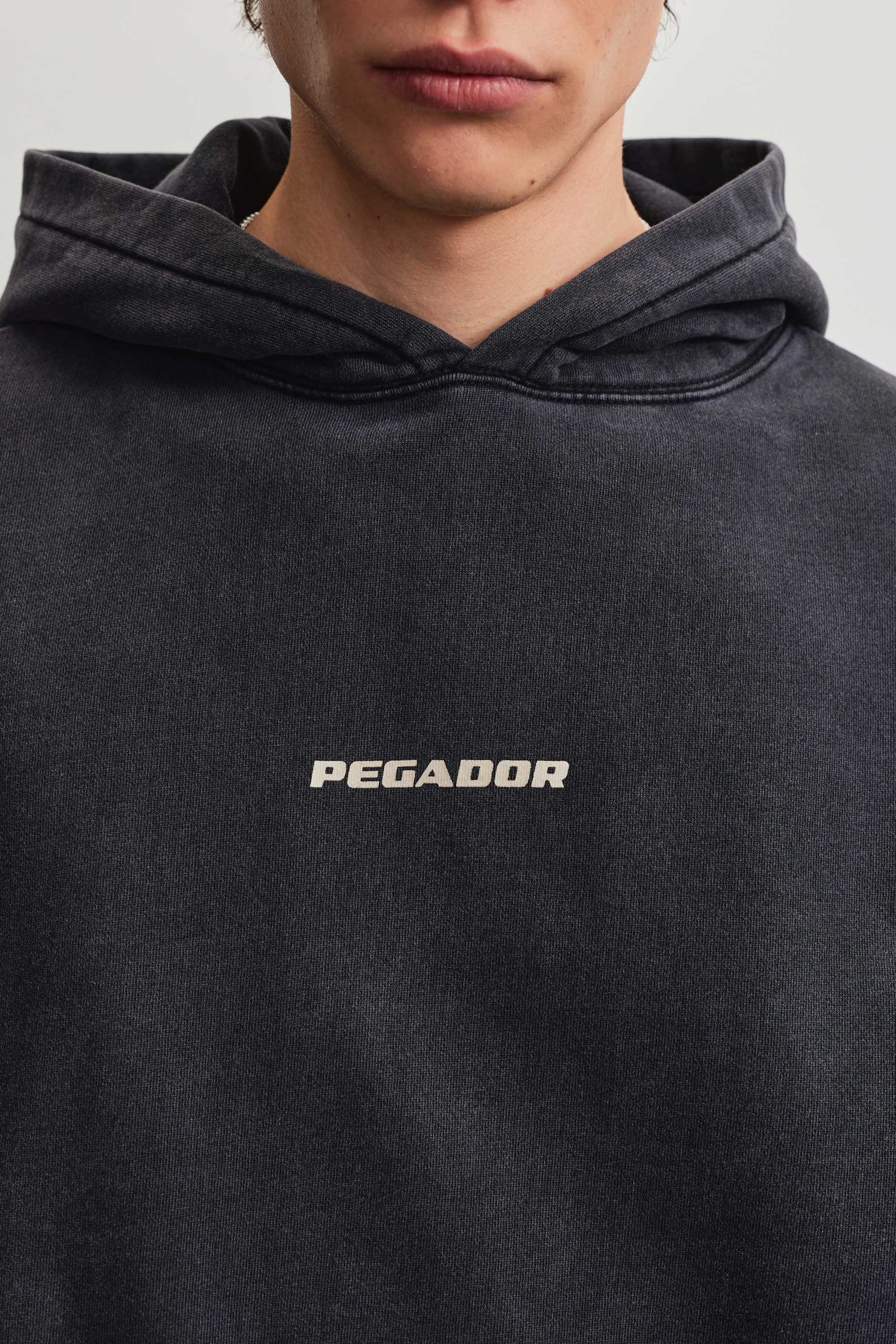 PEGADOR Kapuzensweatshirt »COLNE LOGO OVERSIZED HOODIE«, Baumwollmischung, oversize
