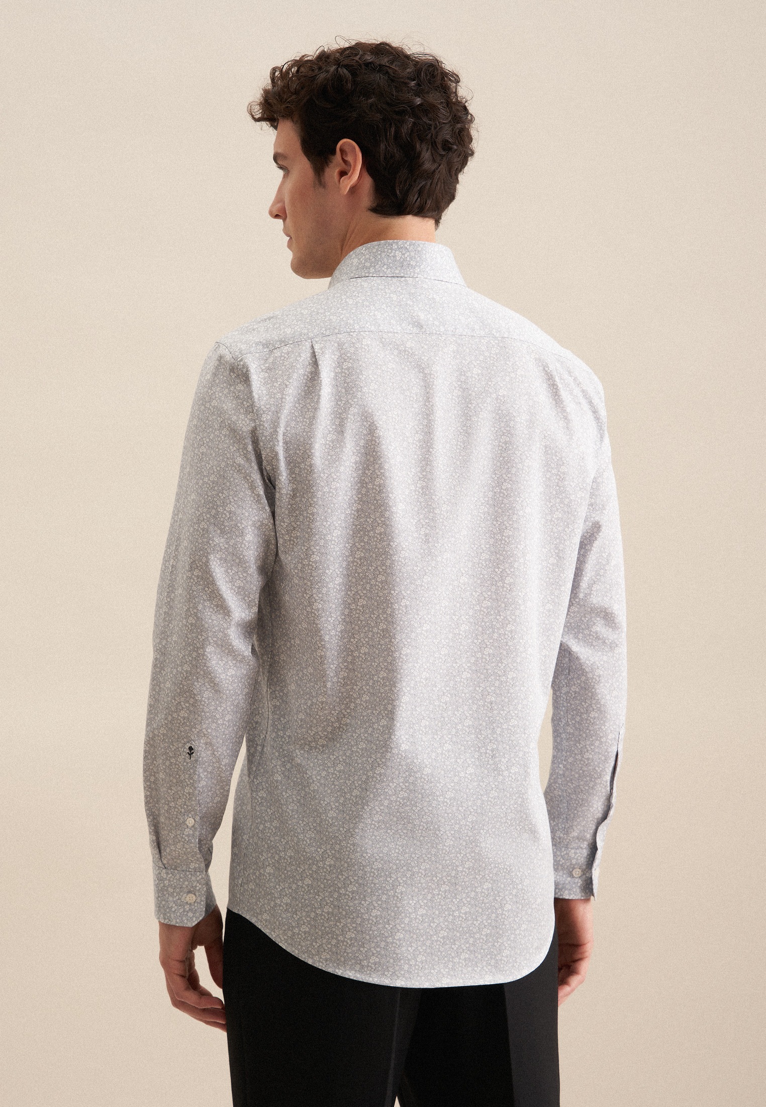 seidensticker Businesshemd "Regular" Regular Langarm Kentkragen Druck günstig online kaufen