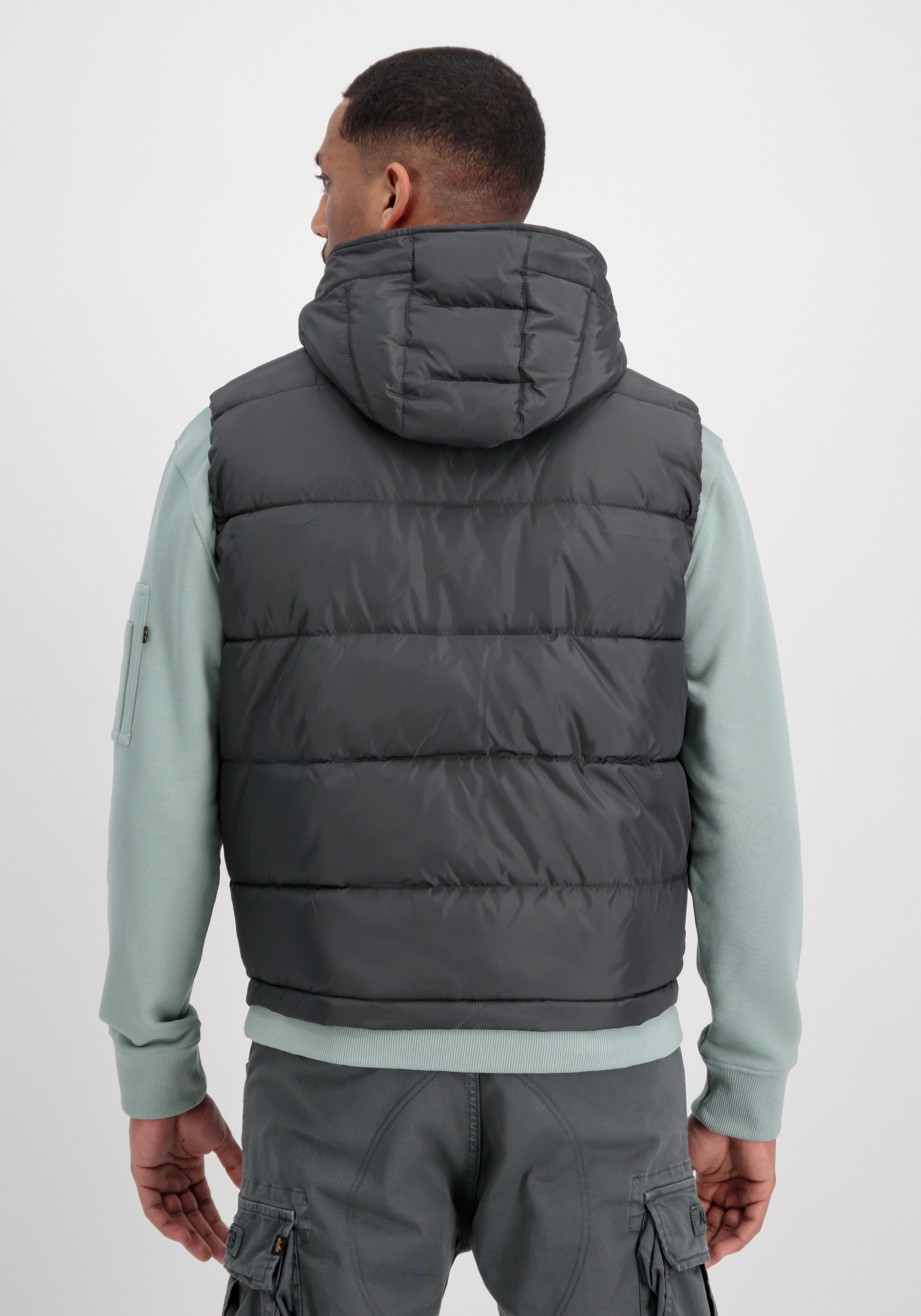 Alpha Industries Blouson »Alpha Industries Men - Vests Hooded Puffer Vest FD«