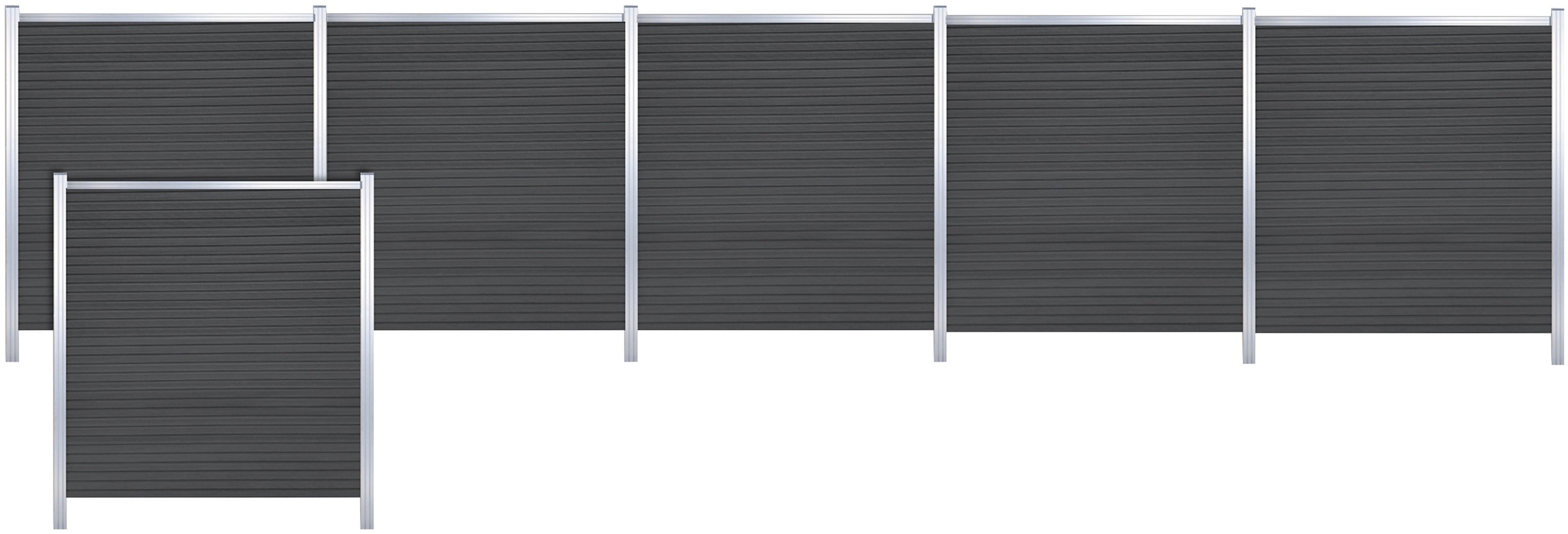 Tetzner & Jentzsch Sichtschutzelement »WARREN 4« pflegeleicht, coextrudierte Oberfläche, Design-Oberfläche