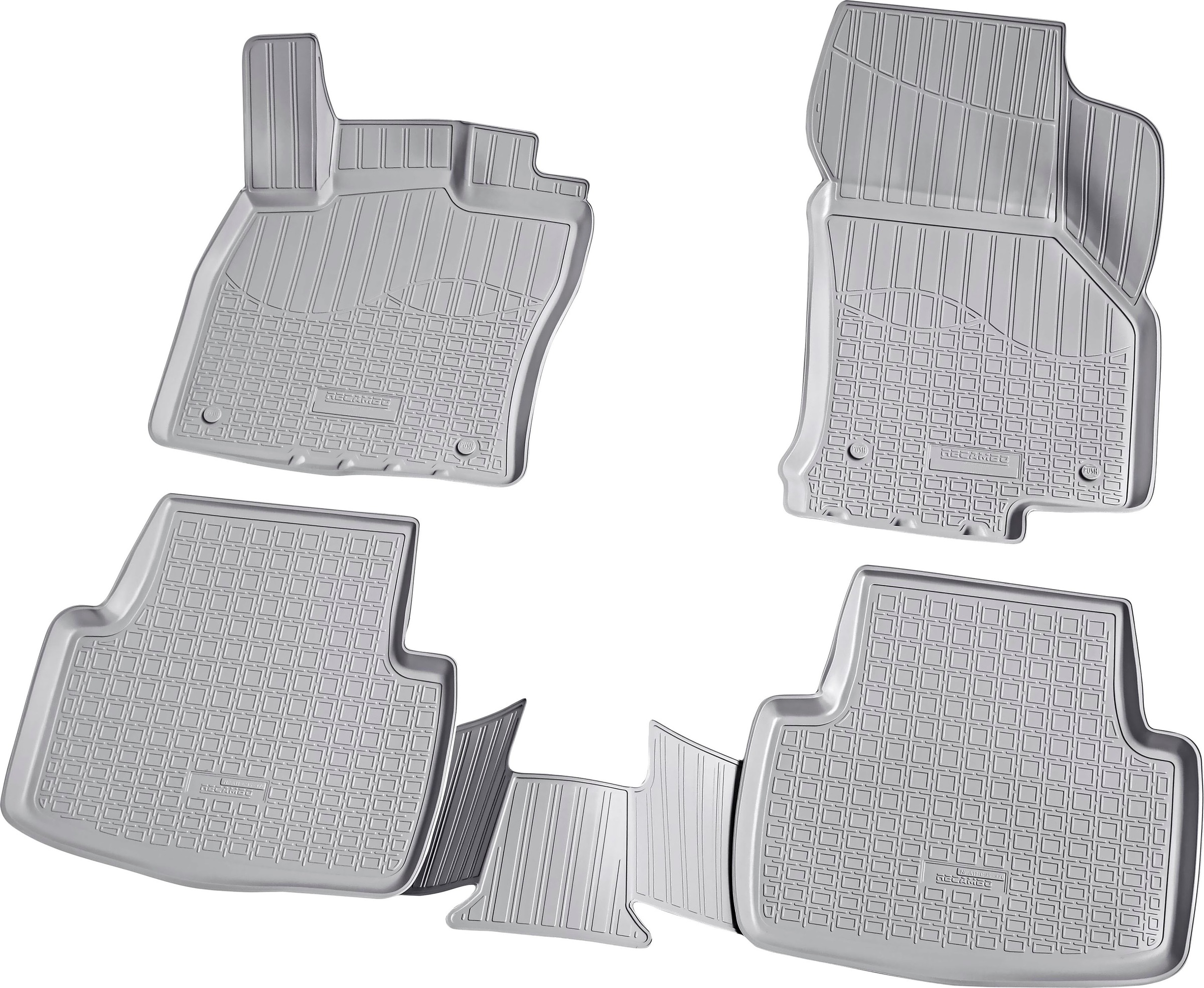 RECAMBO Passform-Fußmatten »CustomComforts«, VW, Passat, (Set, 4 St.), 3G  B8 ab 2014, perfekte Passform per Rechnung | BAUR