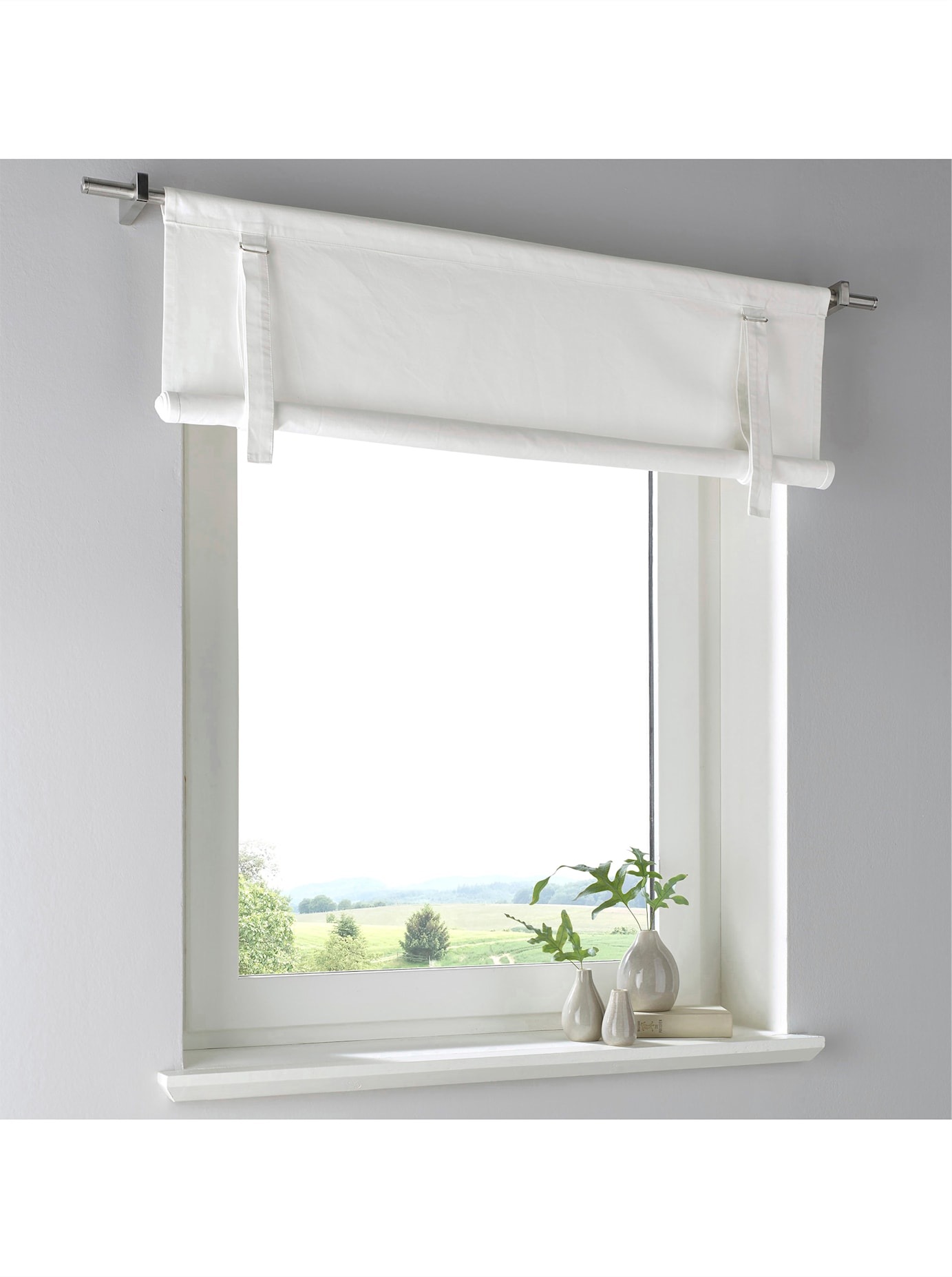 heine home Raffrollo mit Stangendurchzug günstig online kaufen