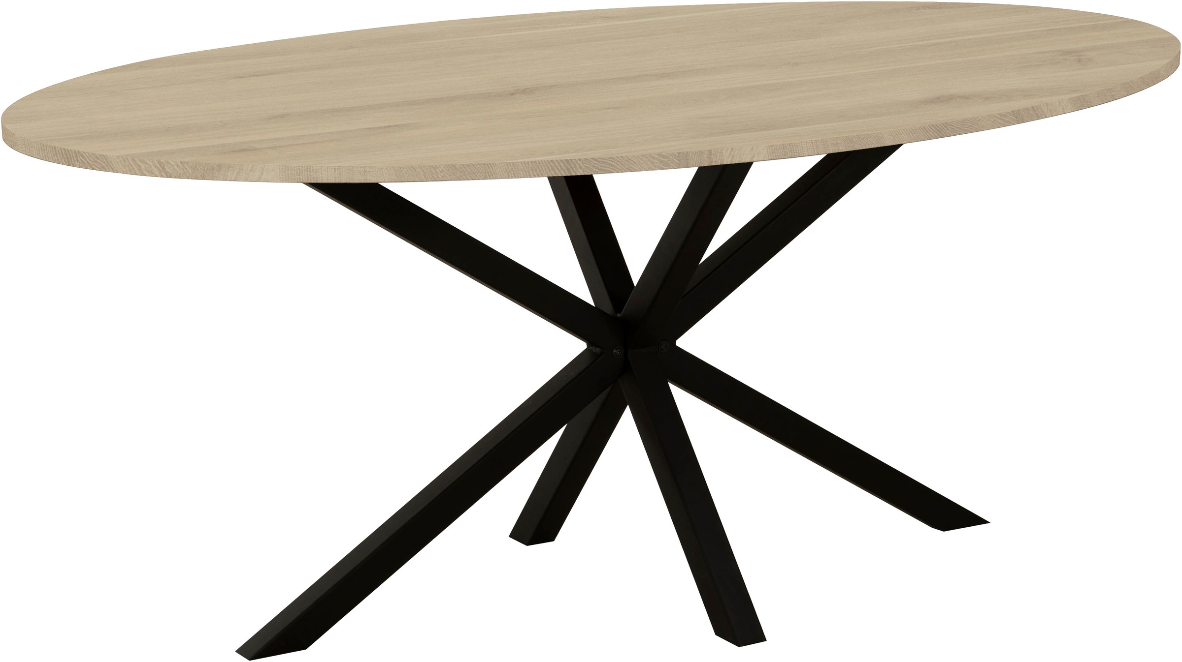 OMG Design "Kent" 1 Stk. tlg. Hochwertige Melamin-Tischplatte mit Metallgestell