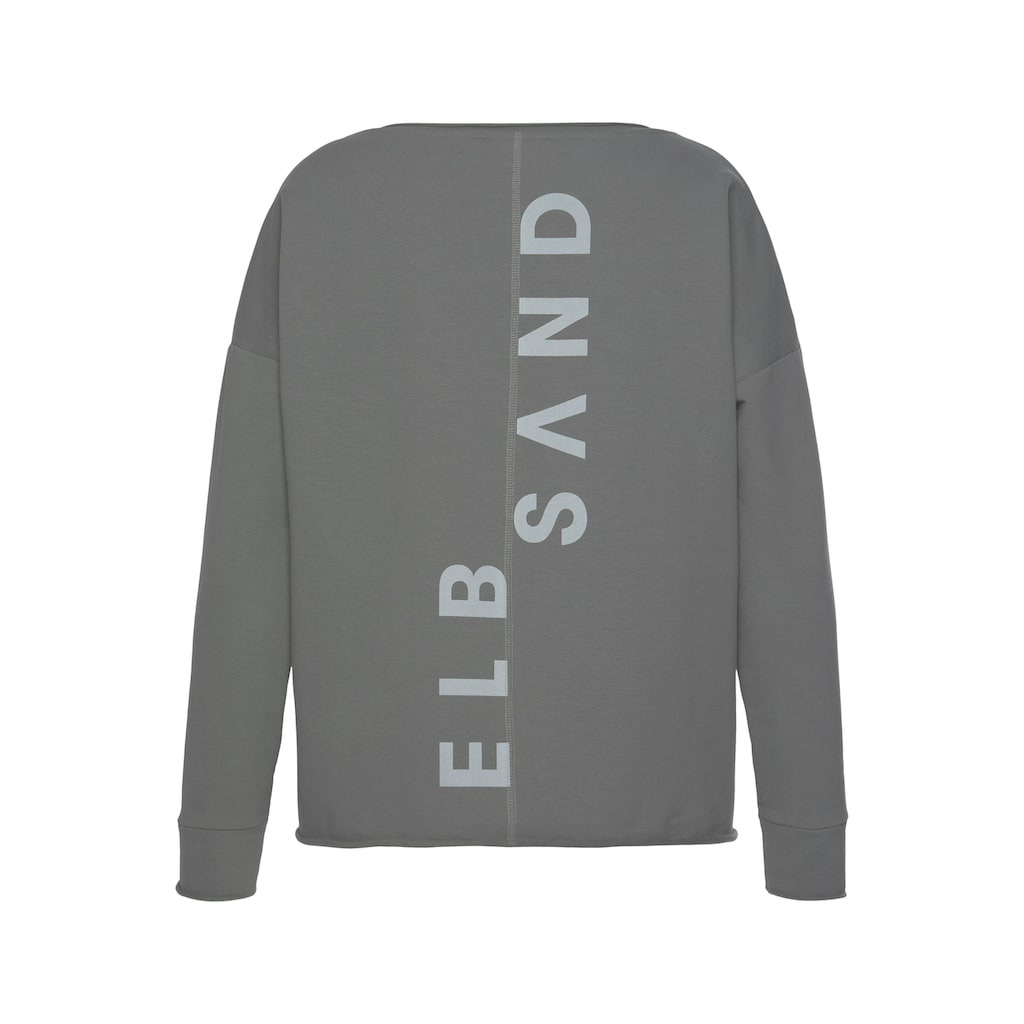 Elbsand Sweatshirt »Raina«, mit Logoprint am Rücken