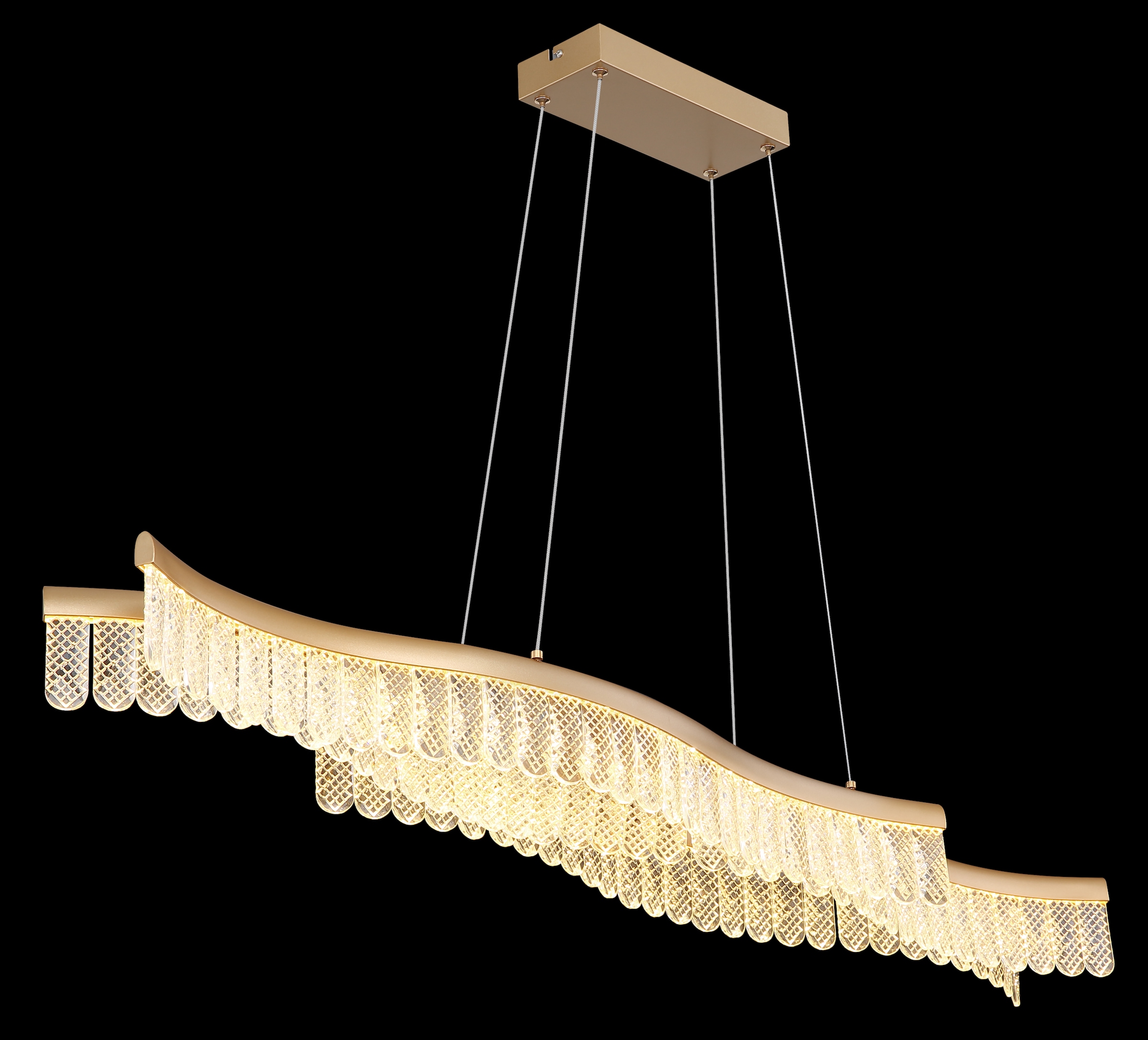 GLOBO LIGHTING LED Pendelleuchte »JULIET«, Leuchtmittel LED-Modul | LED fest integriert, Hängelampe/Hängeleuchte/Wohnzimmer/Esstisch/elegant