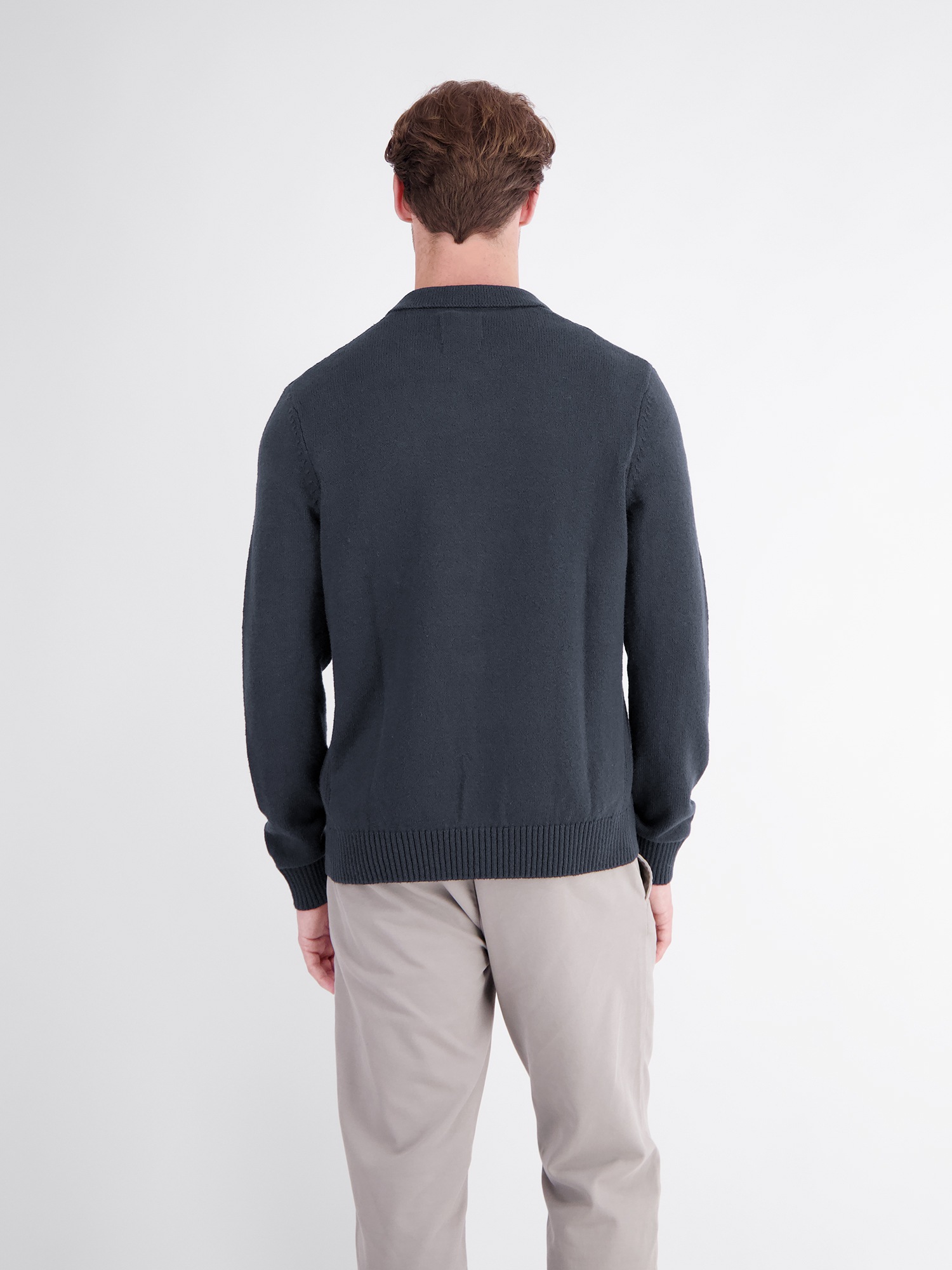 LERROS Strickjacke »Sportive Strickjacke aus hochwertiger Baumwollqualität«