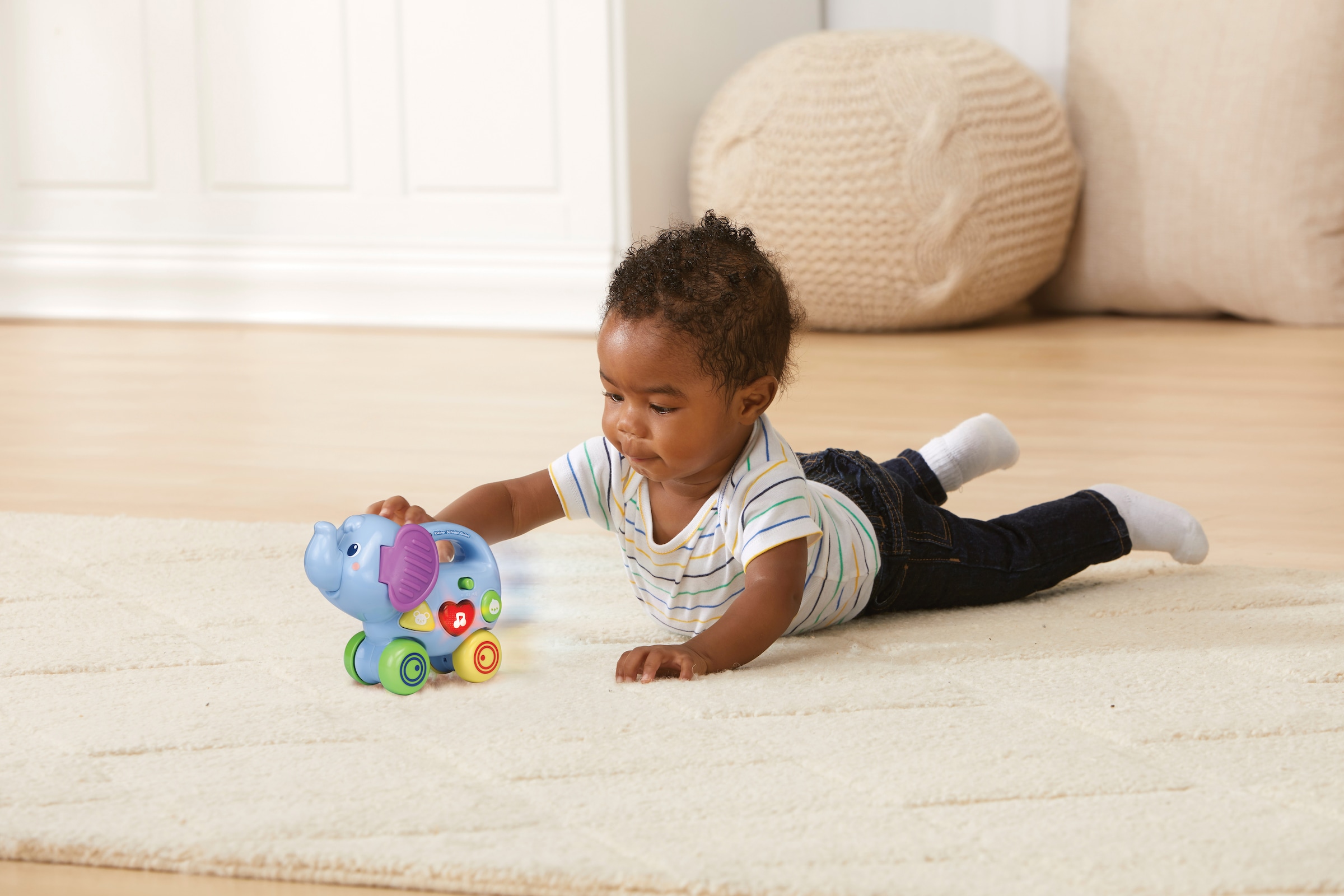 Vtech® Lernspielzeug »VTechBaby, Kleiner Schiebe-Elefant«, mit Sound