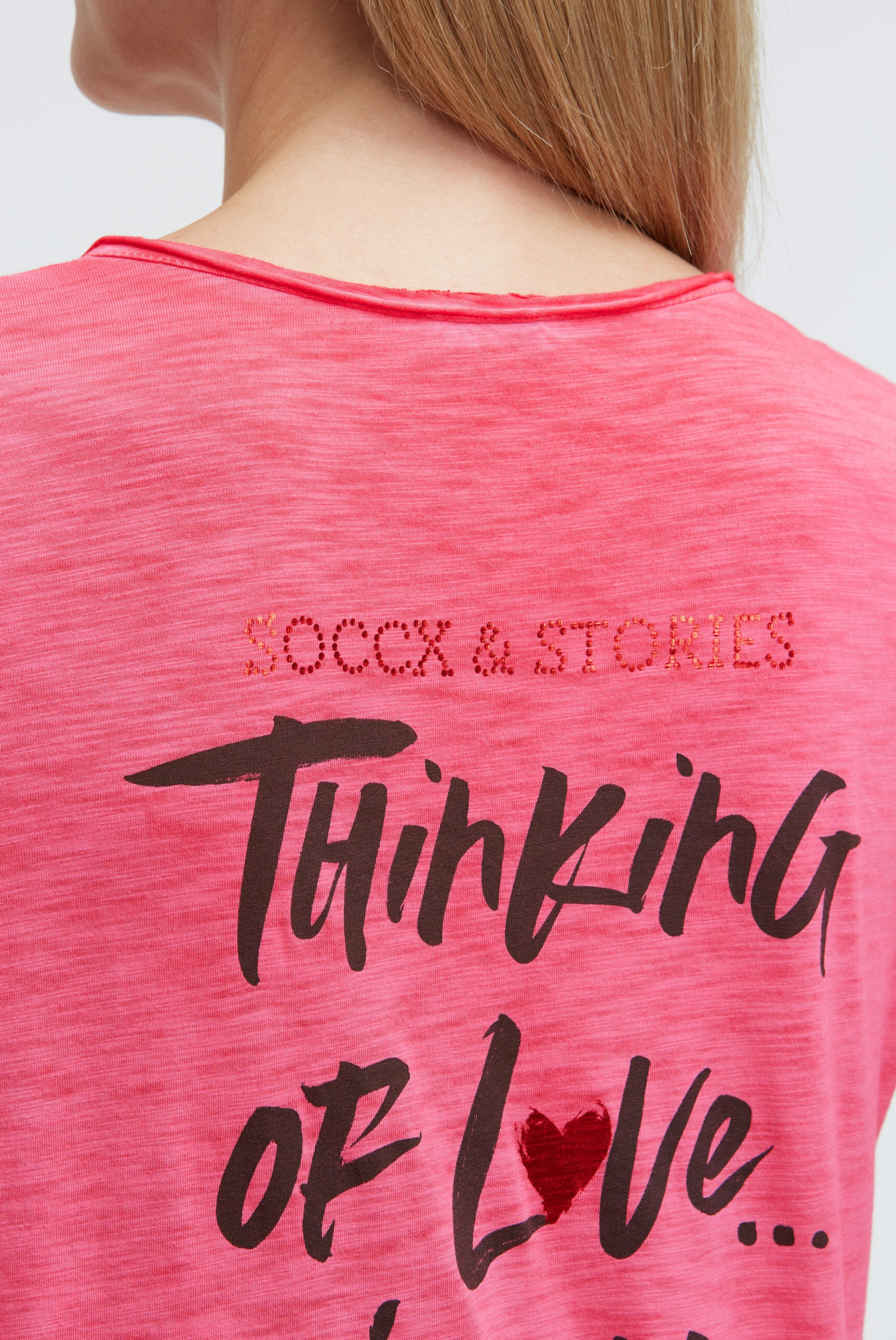 SOCCX Langarmshirt mit Brusttasche