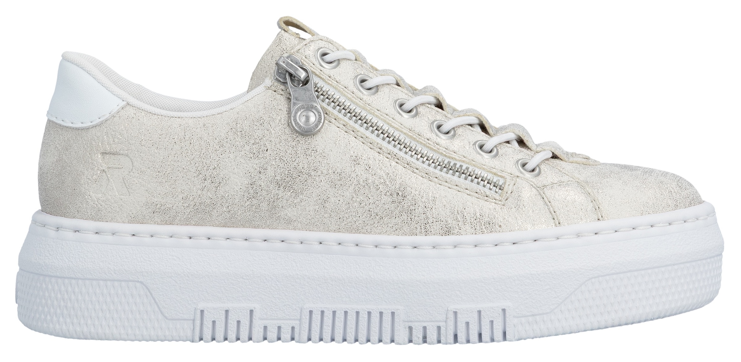 Rieker Plateausneaker  Sneaker, Slip-On Sneaker, Slipper mit Schaftrandpolster