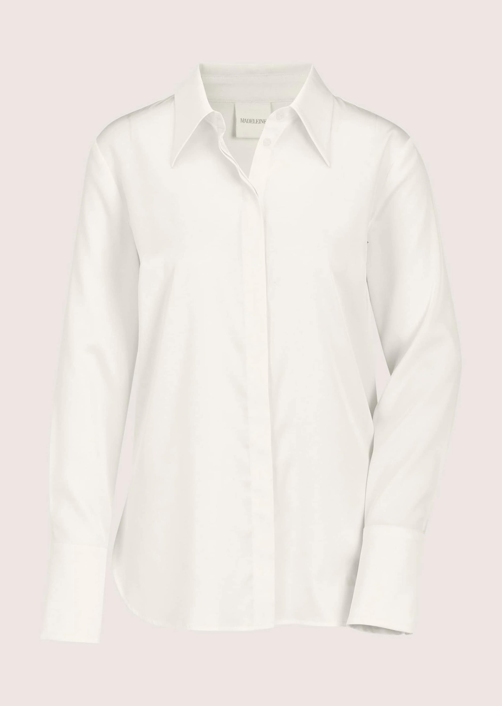 MADELEINE Hemdbluse "Hemdbluse Elegante Viskosebluse mit verdeckter Knopfle günstig online kaufen