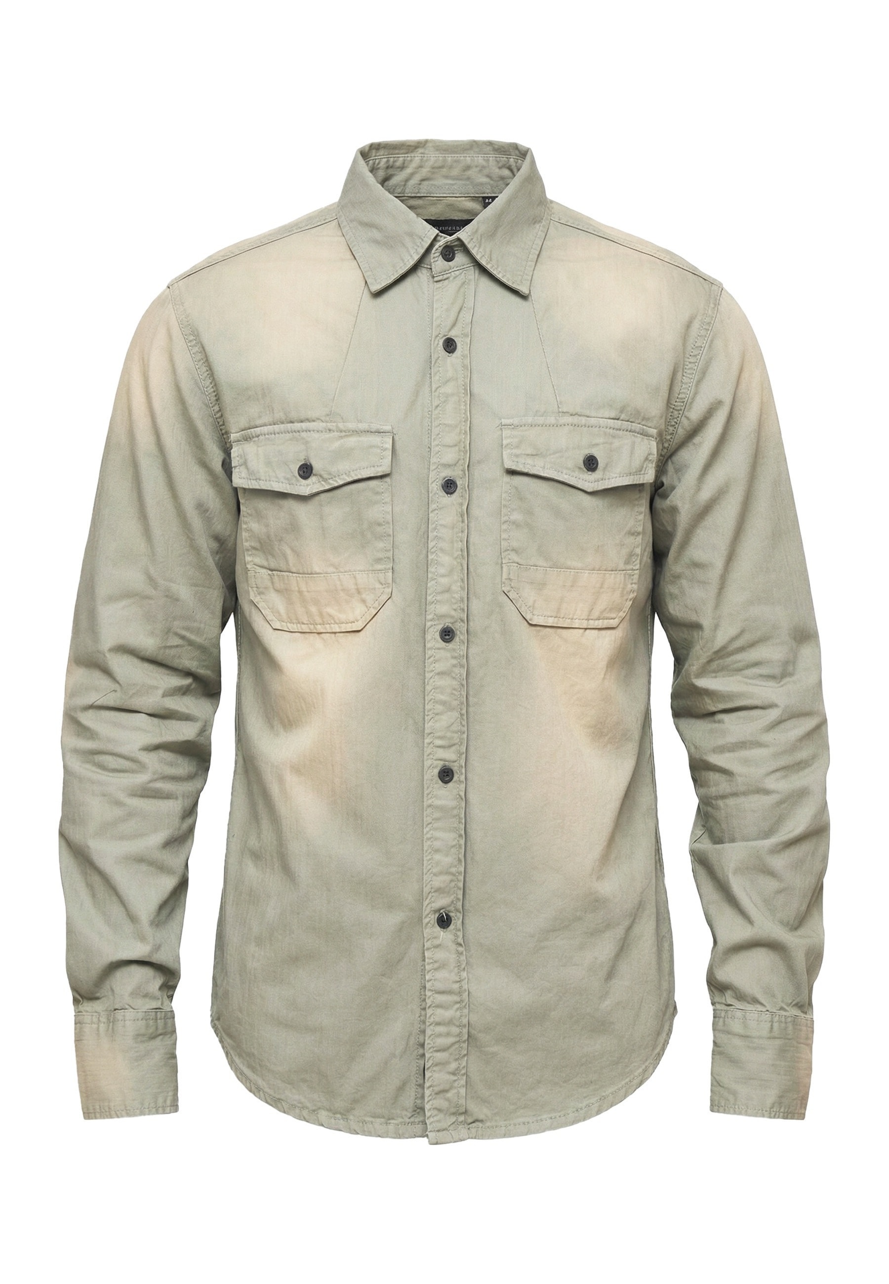 Brandit Langarmhemd "Brandit Herren Hardee Denim Shirt" 1 Stk. günstig online kaufen
