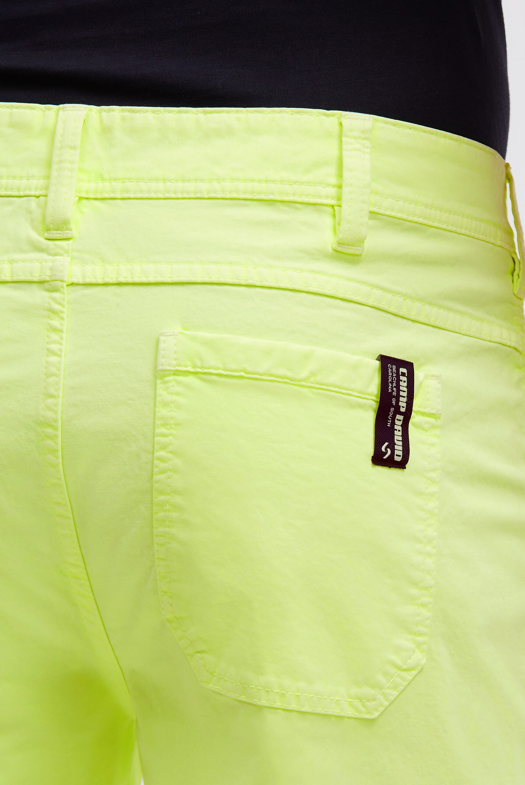 CAMP DAVID Shorts  mit Vintage-Waschung