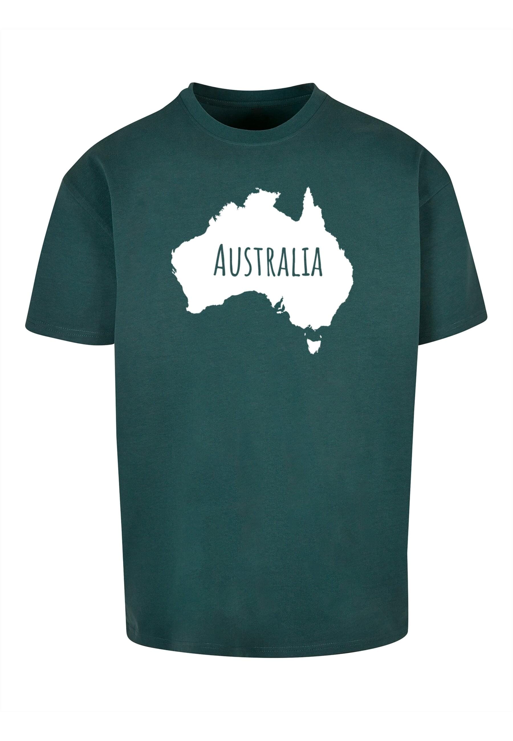 T-Shirt »Merchcode Herren Australia X Heavy Oversize Tee-BY102«, (1 tlg.)