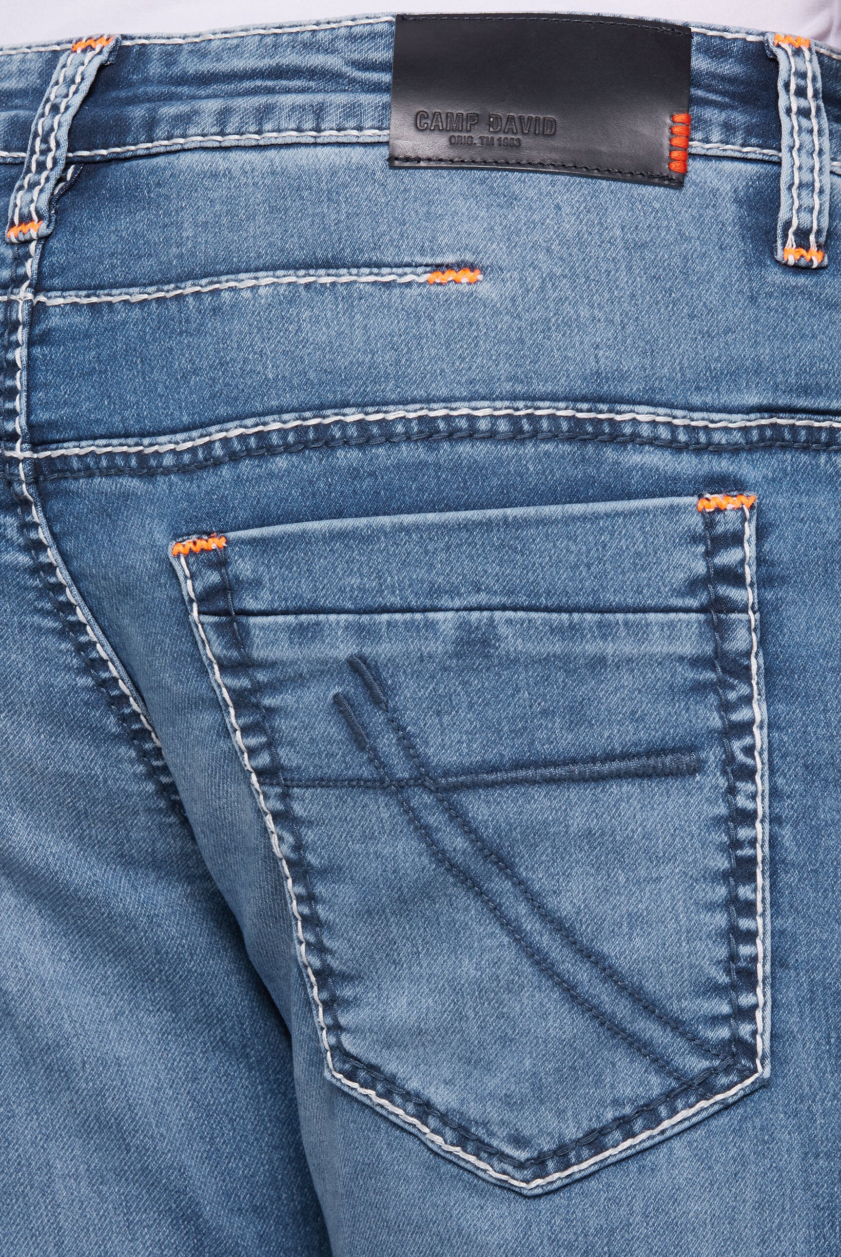 CAMP DAVID Comfort-fit-Jeans, mit zwei Leibhöhen