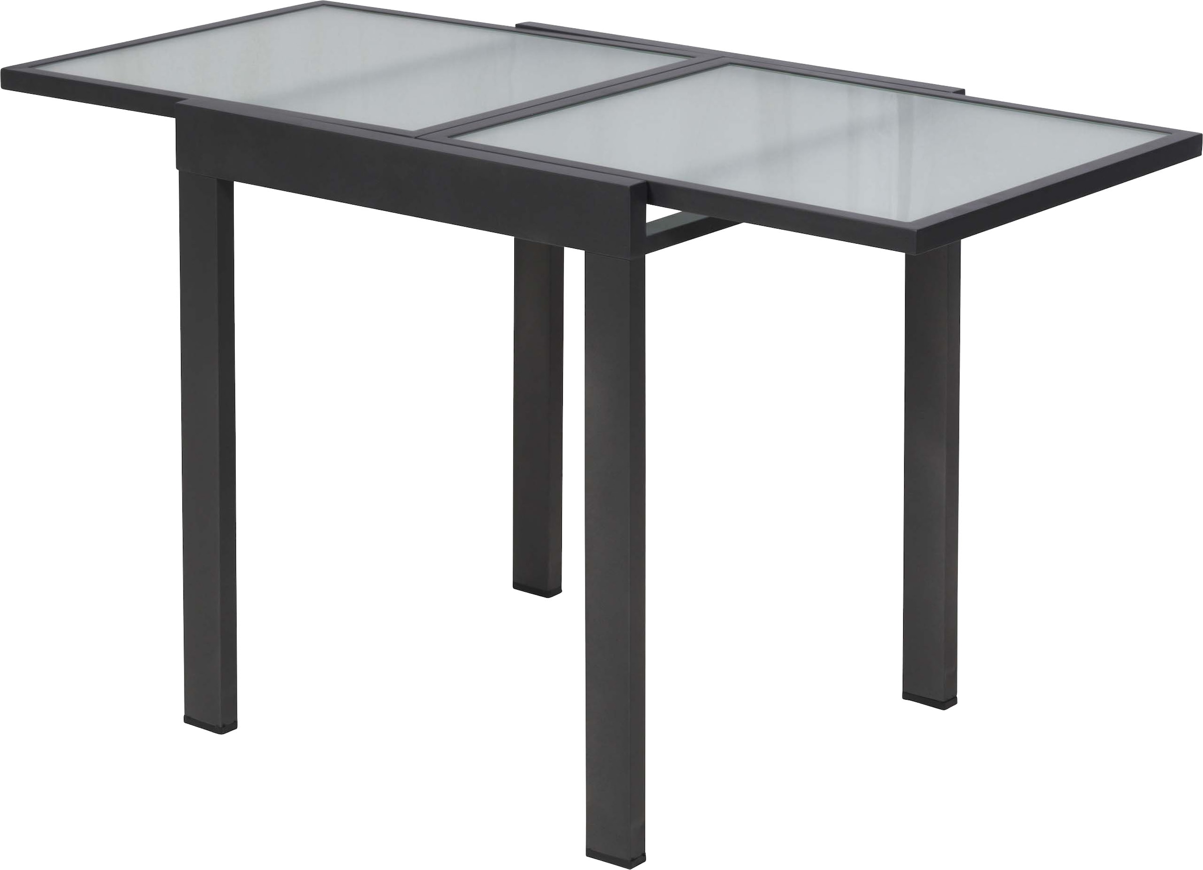 MERXX Balkonset »Amalfi« Set, 3 tlg. inkl. 2 Klappsessel, 1 Balkonausziehtisch