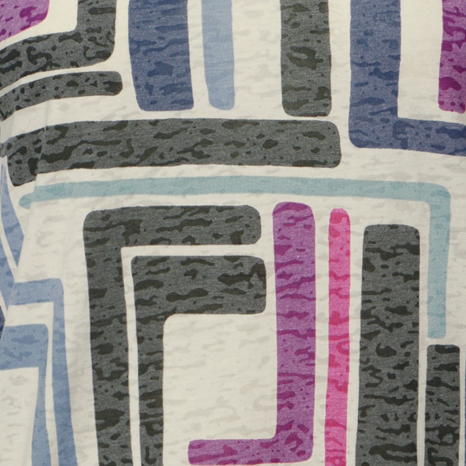 Cecil Print-Shirt, aus softem Materialmix
