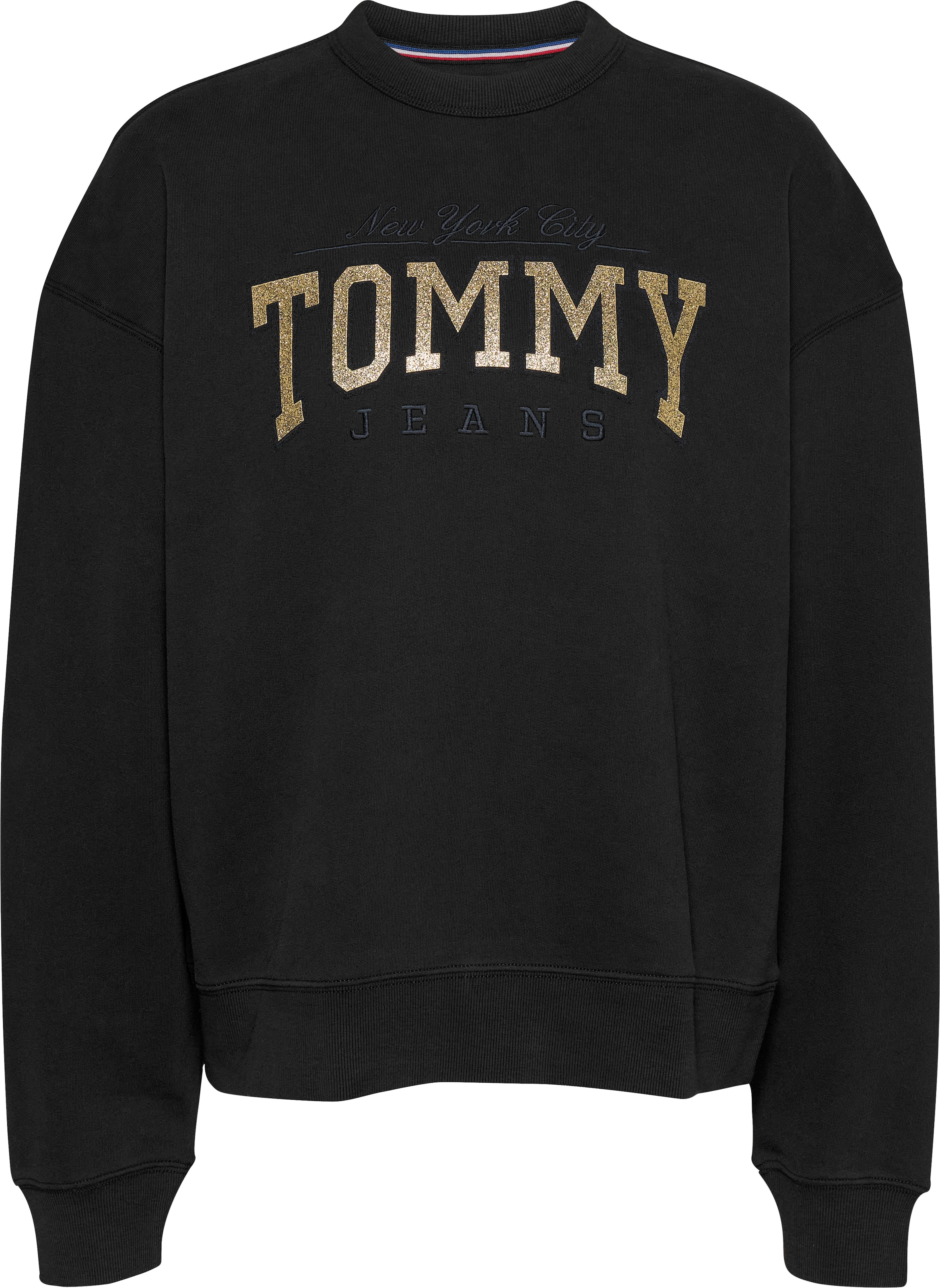 Tommy Jeans Sweatshirt, mit glänzendem Logo