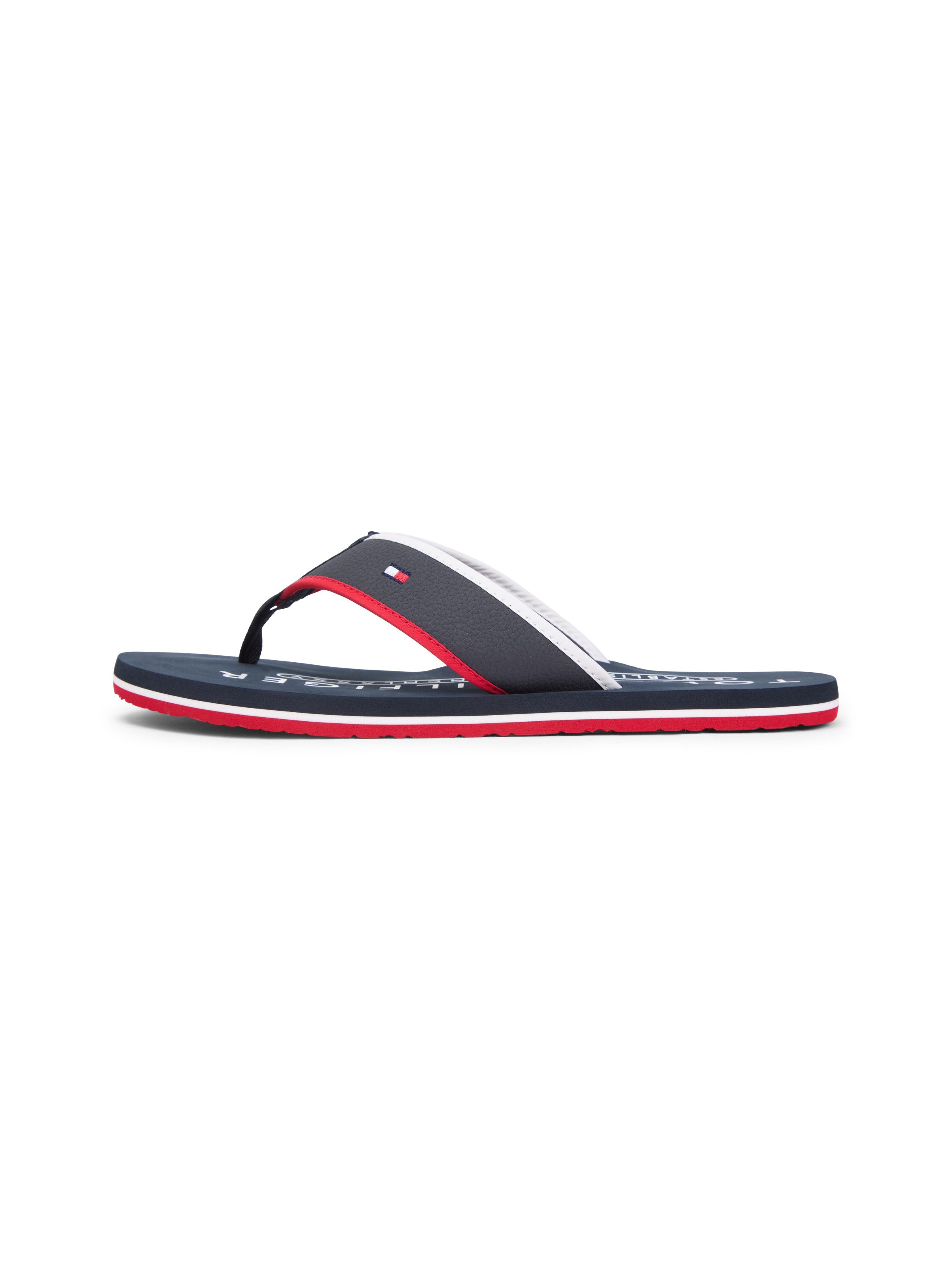 Tommy Hilfiger Zehentrenner »HILFIGER TUMBLE BEACH SANDAL«