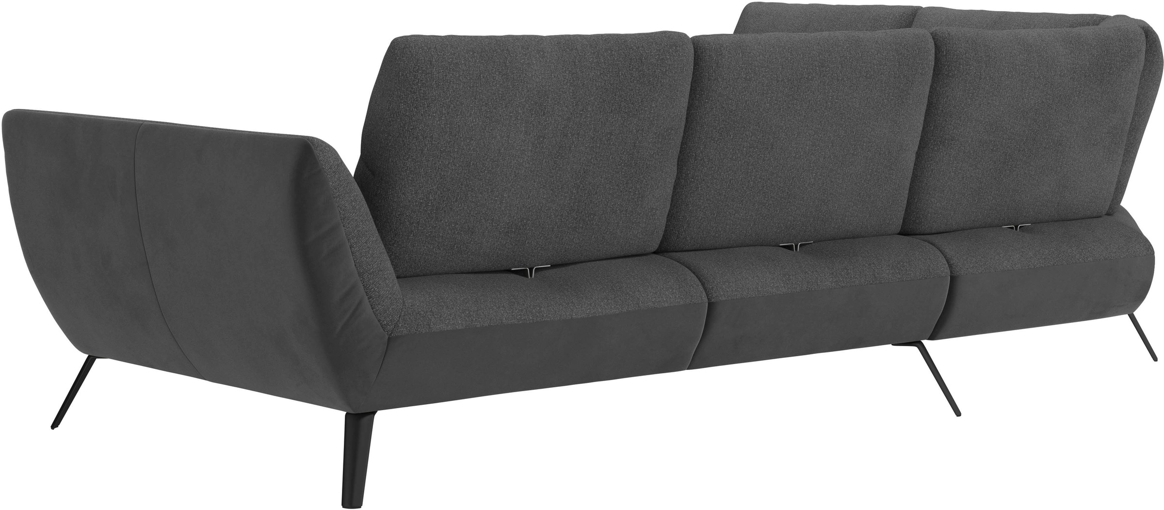 Places of Style Ecksofa »Mikado L-Form«, inkl. Sitztiefenverstellung und Armteilverstellung