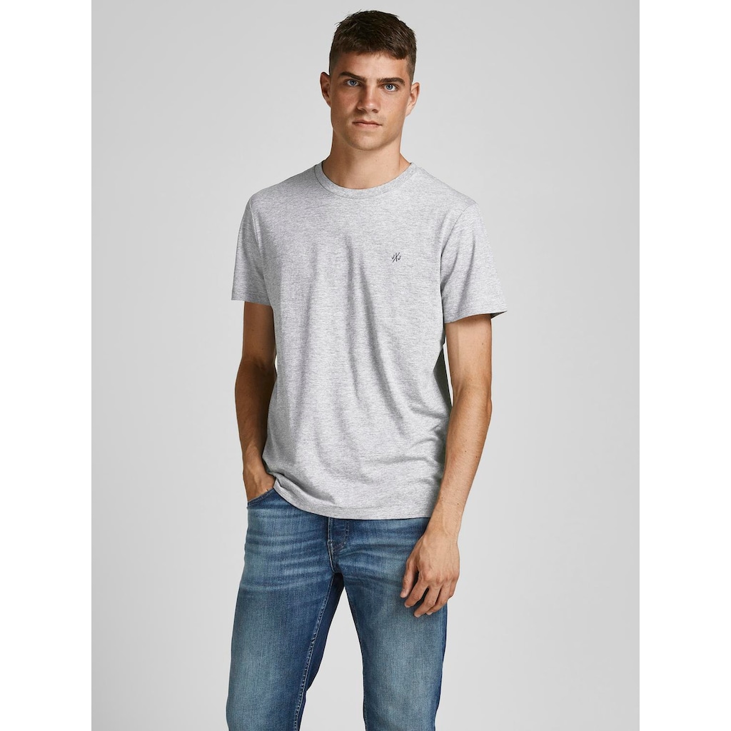 Jack & Jones T-Shirt »TEE SS CREW NECK 5 P«, (Packung, 5 tlg.)