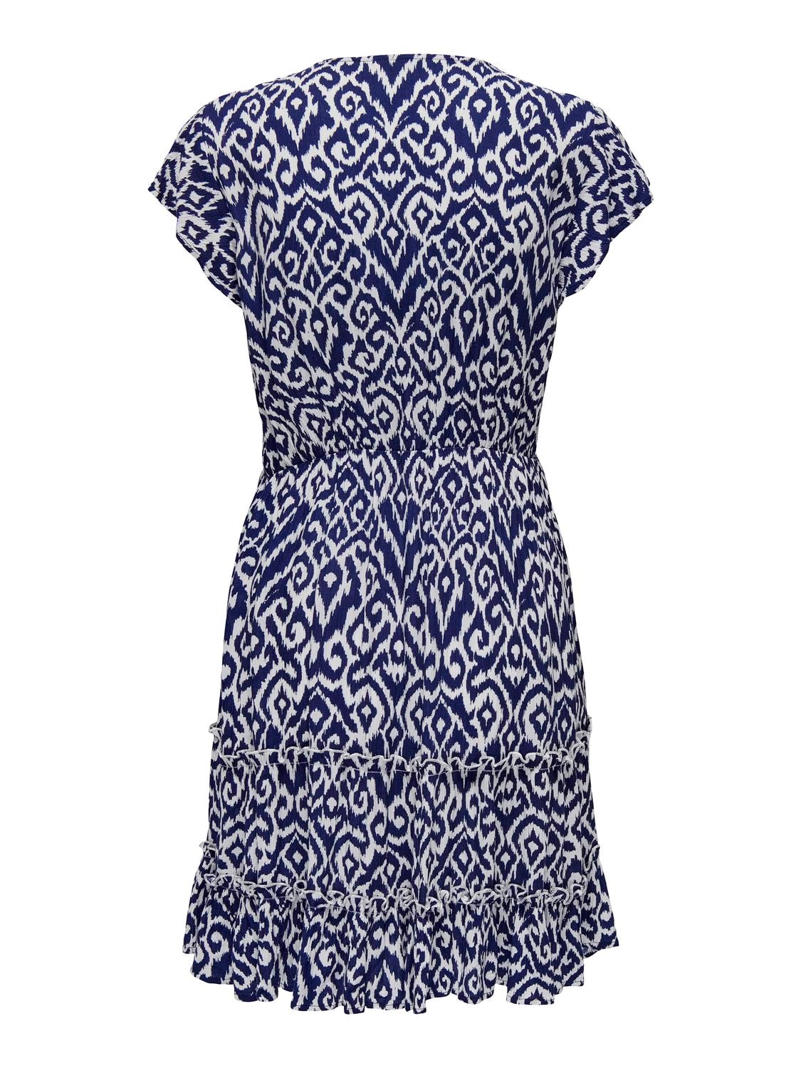 ONLY Minikleid »ONLCLAUDETTE LIFE SS MINI DRESS WVN NOOS«
