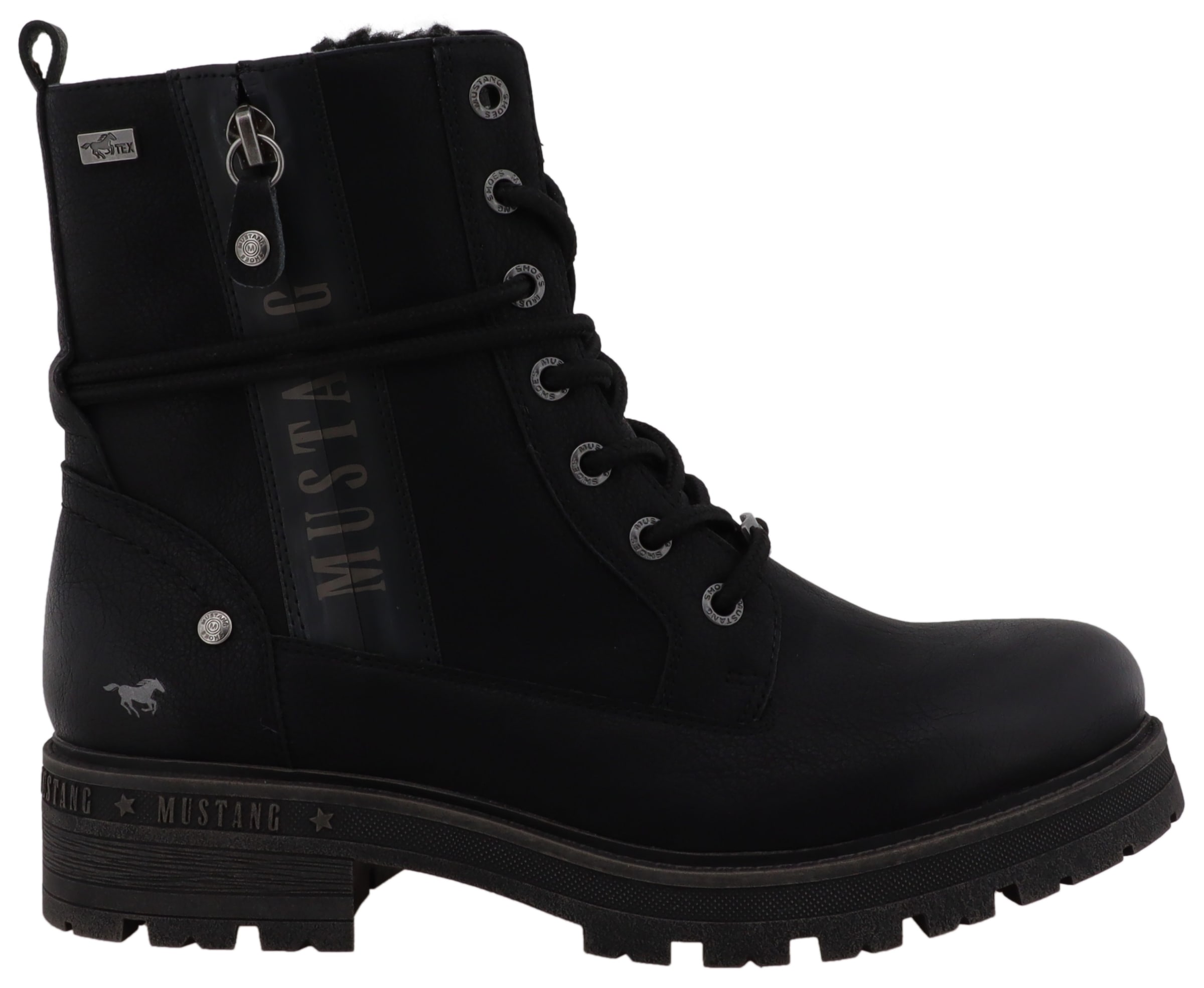 Mustang Shoes Winterboots »Darleen«  Schnürboots mit Profilsohle